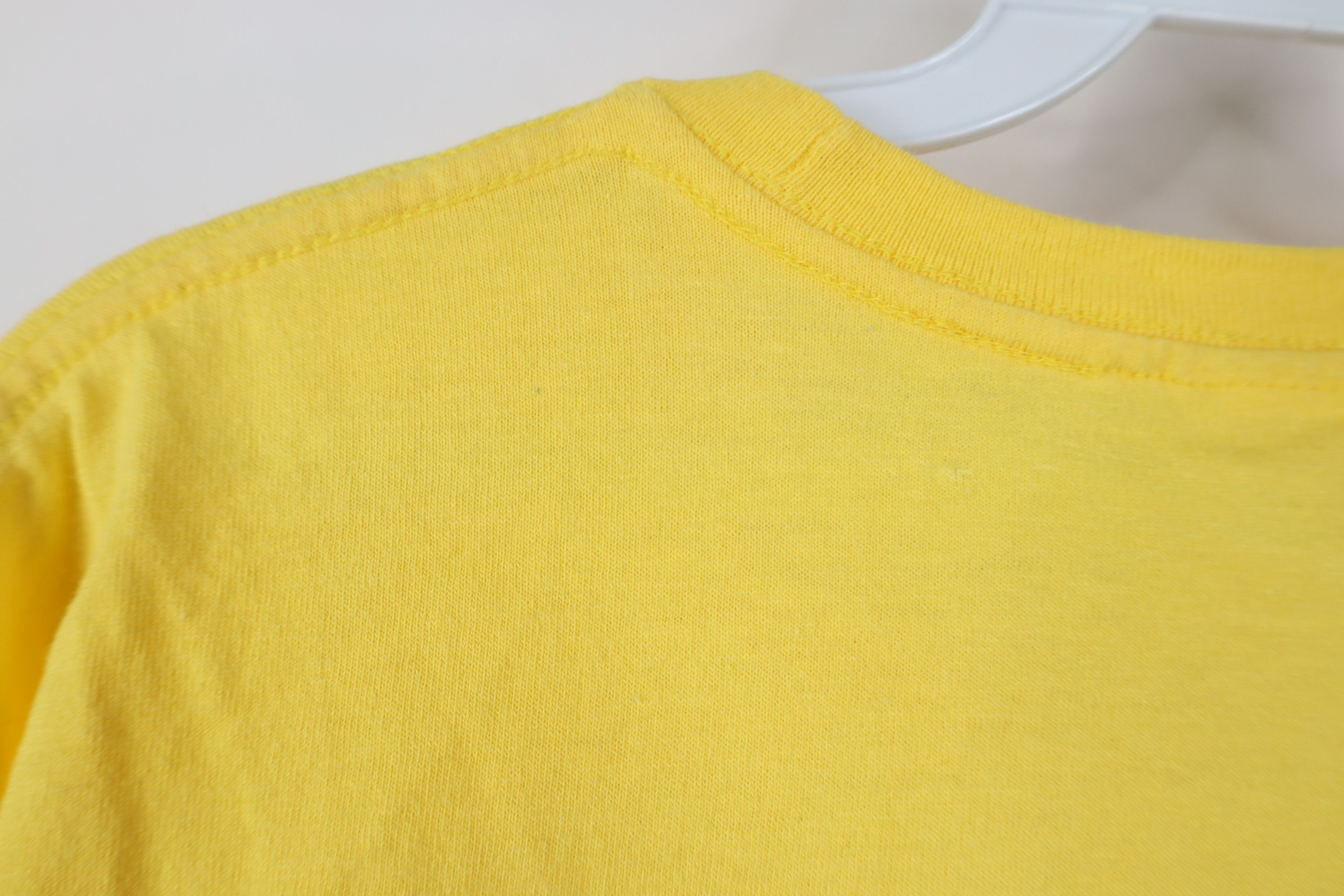 Ralph Lauren Vintage 90s Y2K Chaps Ralph Lauren Spell Out T-Shirt Yellow Size US L / EU 52-54 / 3 - 9 Thumbnail