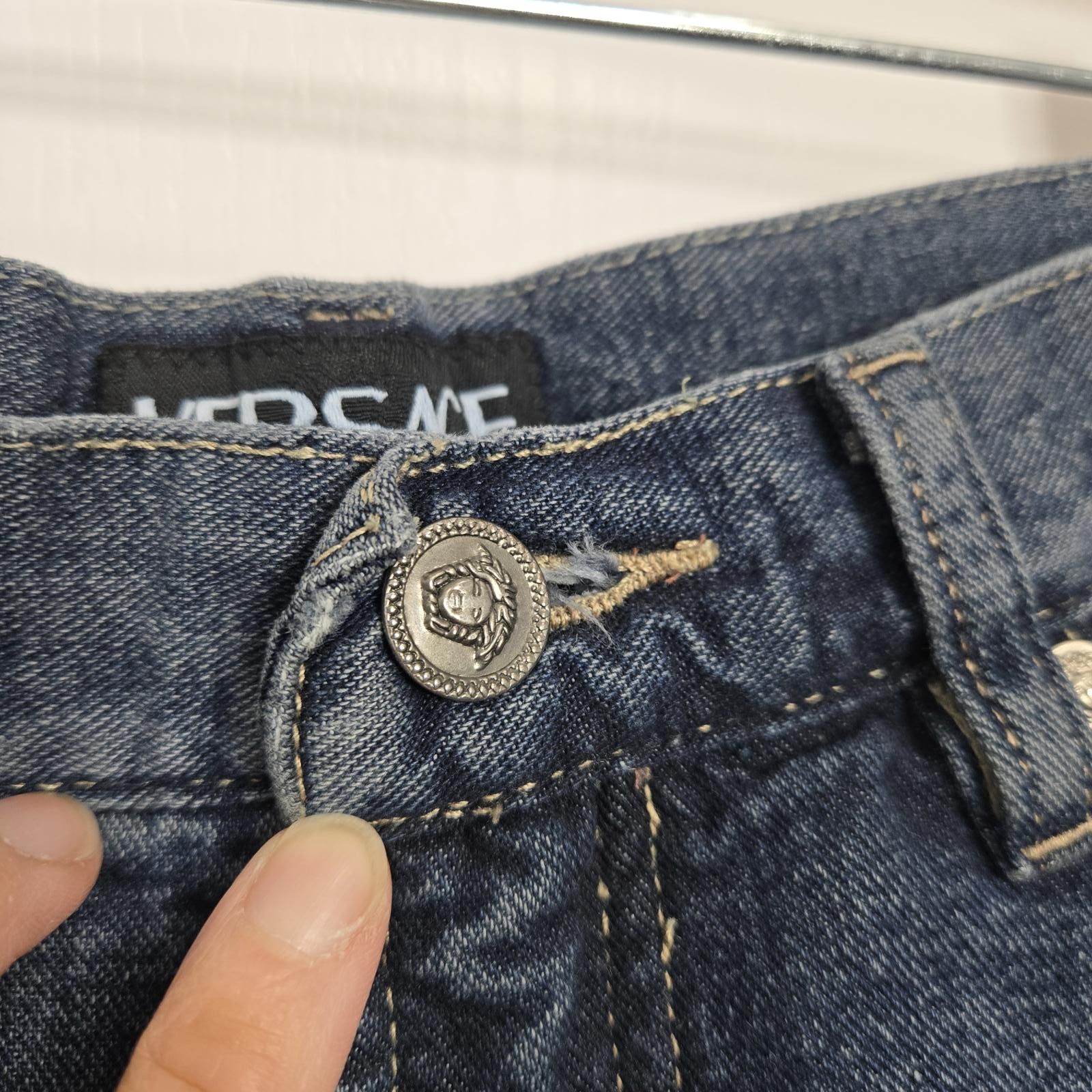 Versace Jeans Couture Vintage Versace Jeans Couture Men's 31 Denim Medium Straight Size US 31 - 2 Thumbnail