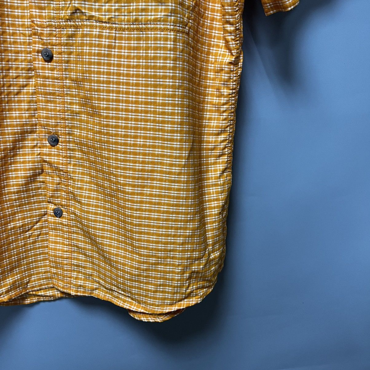 Haglofs HAGLOFS Shirt Men's Short Sleeve Button Up Plaid Spread Neck Size US M / EU 48-50 / 2 - 6 Thumbnail