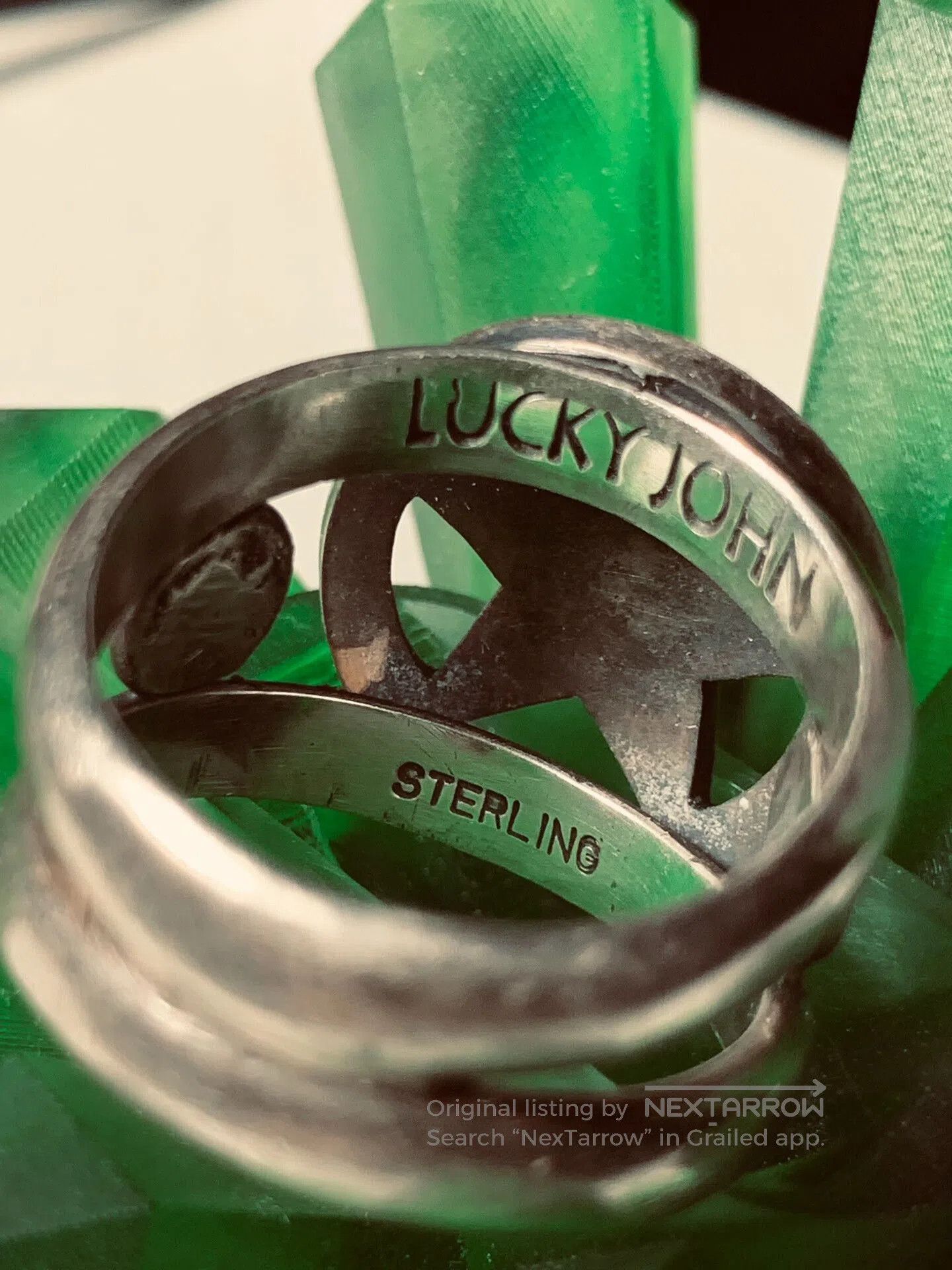 Lucky Brand Lucky John Sterling Silver Star Ring. Size ONE SIZE - 4 Thumbnail