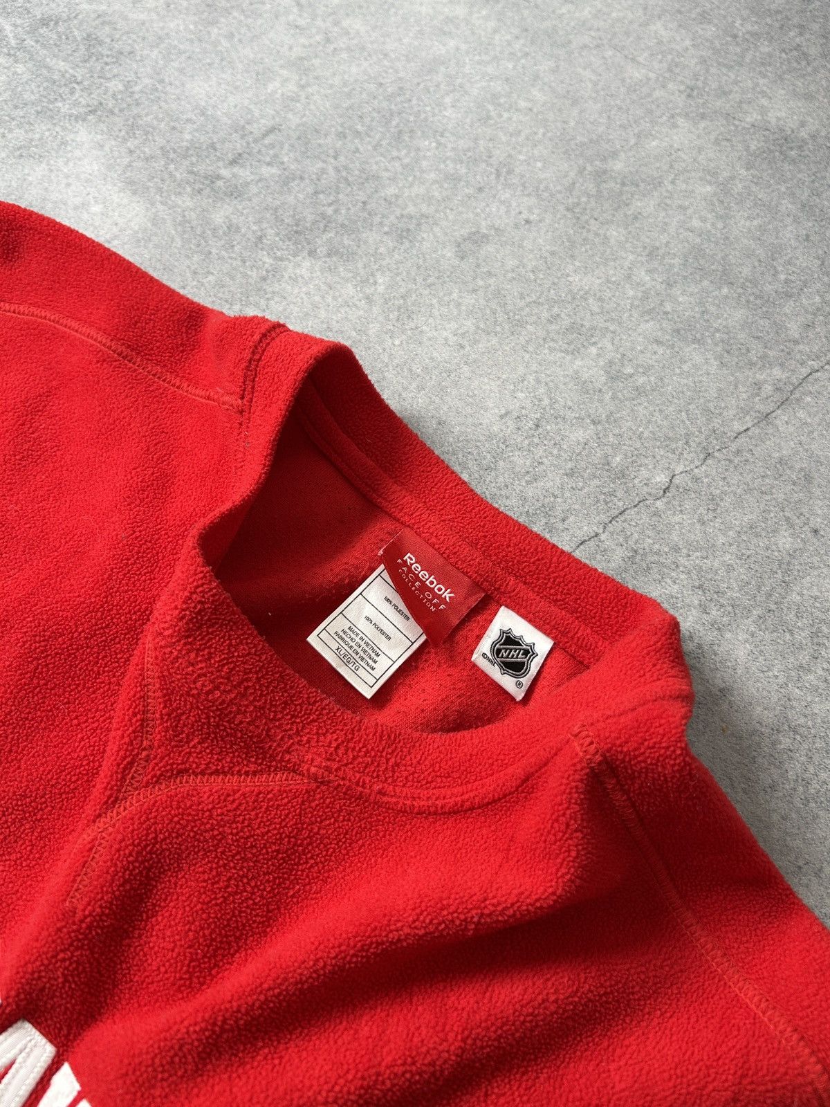 NFL Vintage Reebok x NFL Blackhawks fleece sweatshirt mens Size US XL / EU 56 / 4 - 3 Thumbnail