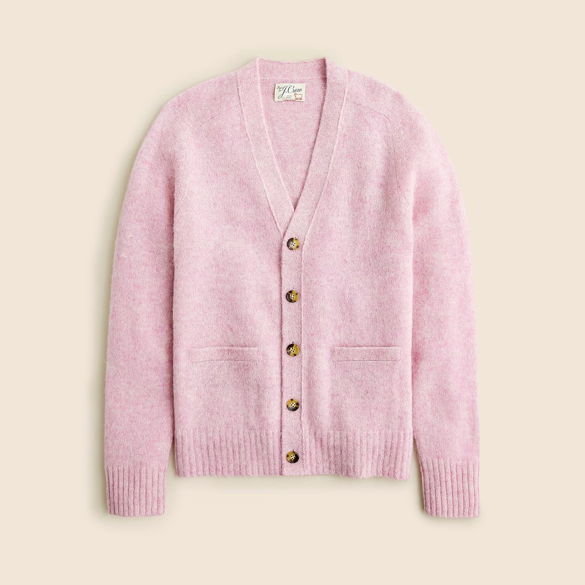 J.Crew J.Crew Brushed Wool V-neck Cardigan Sweater Heather Lilac Size US XXL / EU 58 / 5 - 1 Thumbnail