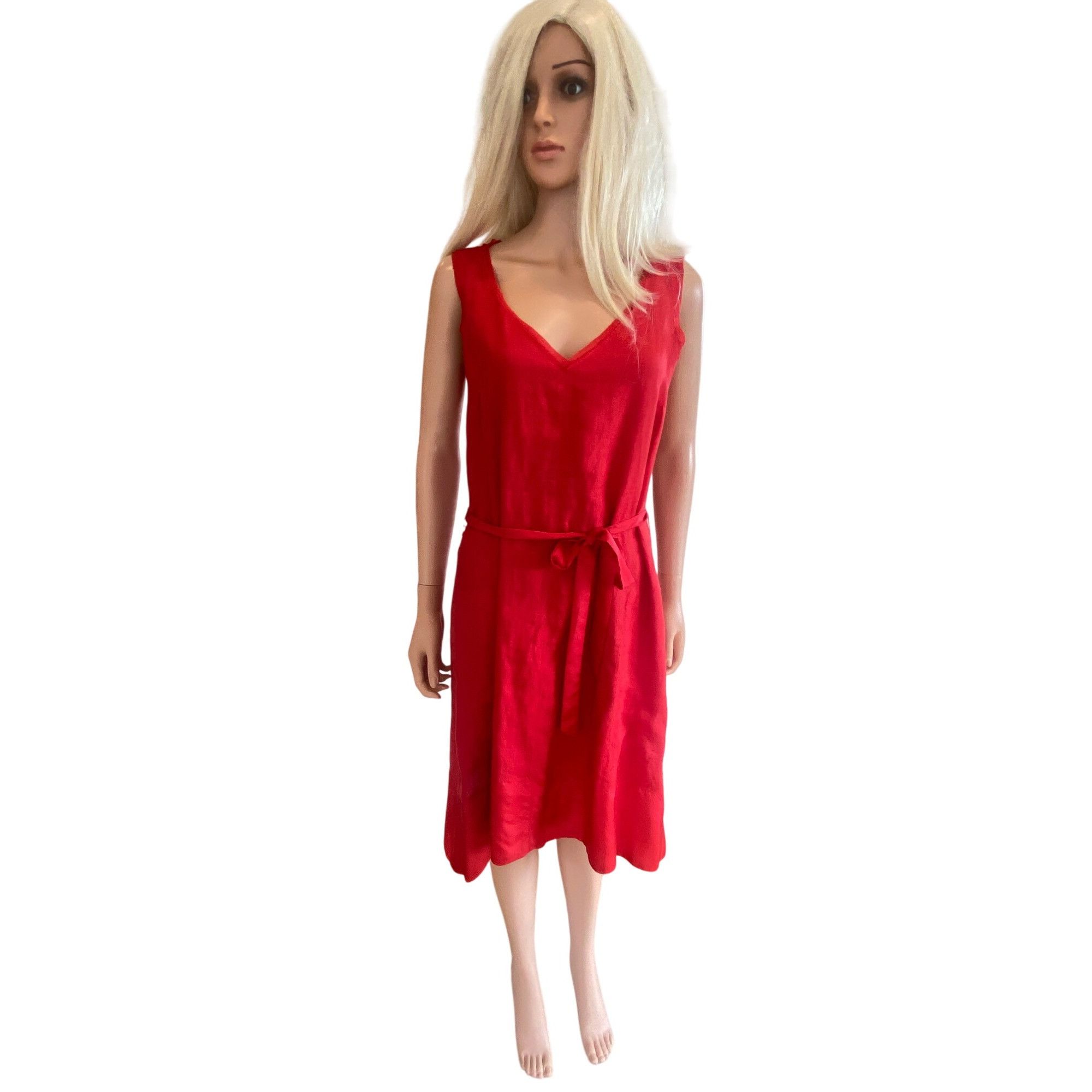 Other NWOT Sundance Cafe Rouge Dress Linen Silk Small Sleeveless R Size S / US 4 / IT 40 - 11 Thumbnail