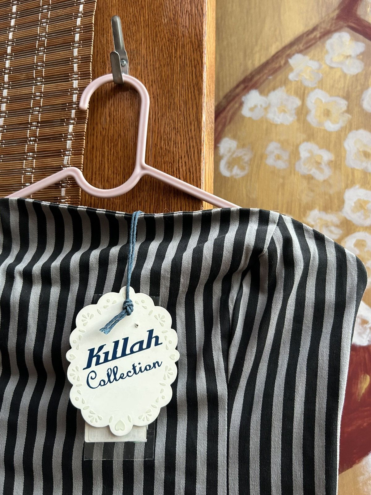 Miss Sixty × Vintage Y2k Killah Miss Sixty Pinstripes Strapless Mini Dress Size L / US 10 / IT 46 - 6 Thumbnail