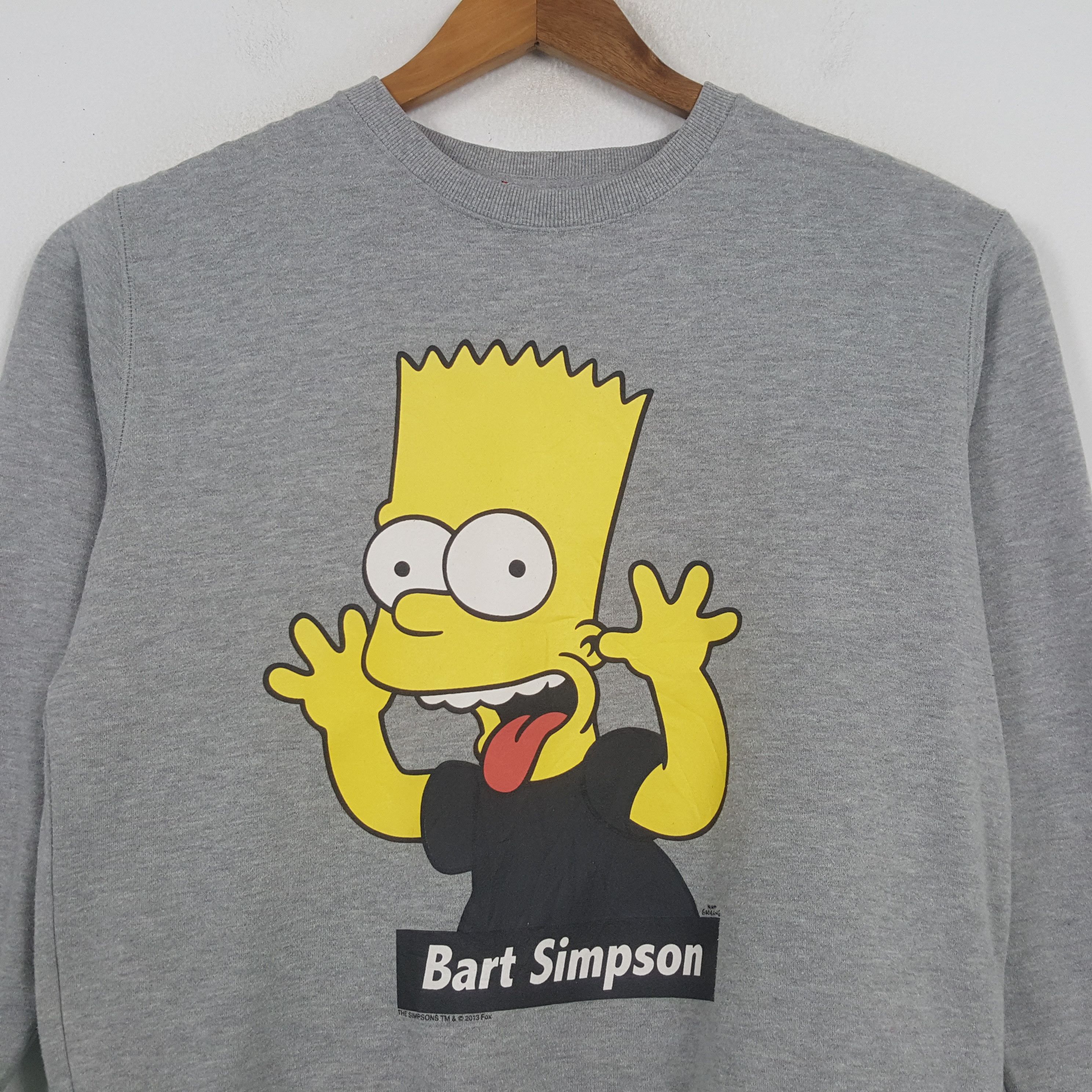 The Simpsons × Vintage Vintage THE SIMPSONS Cartoon Characters Sweatshirt C293N25 Size US M / EU 48-50 / 2 - 2 Thumbnail