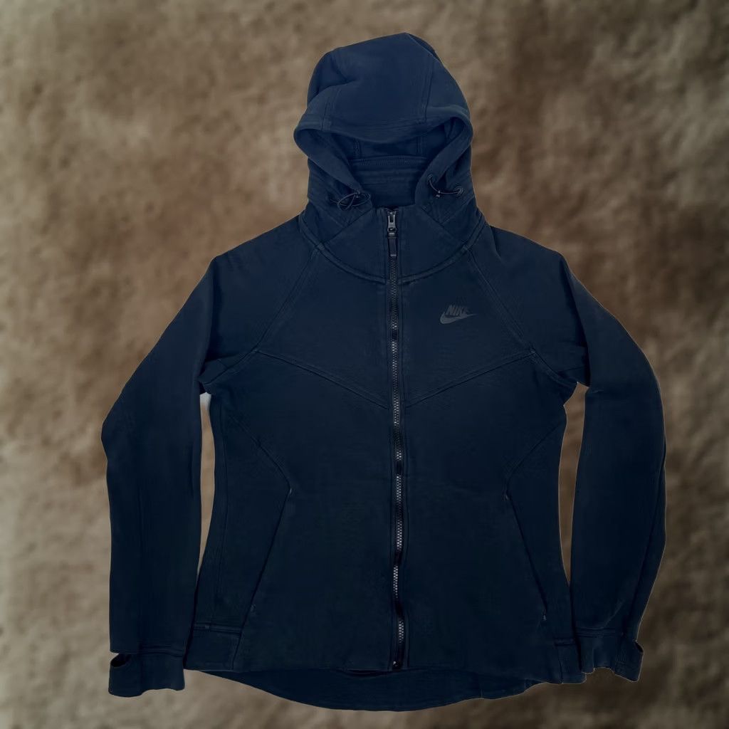 Nike Nike Tech Fleece Hoodie Jacket Women's Medium Black Full Zip Athletic Sweatshirt Size M / US 6-8 / IT 42-44 - 1 Thumbnail