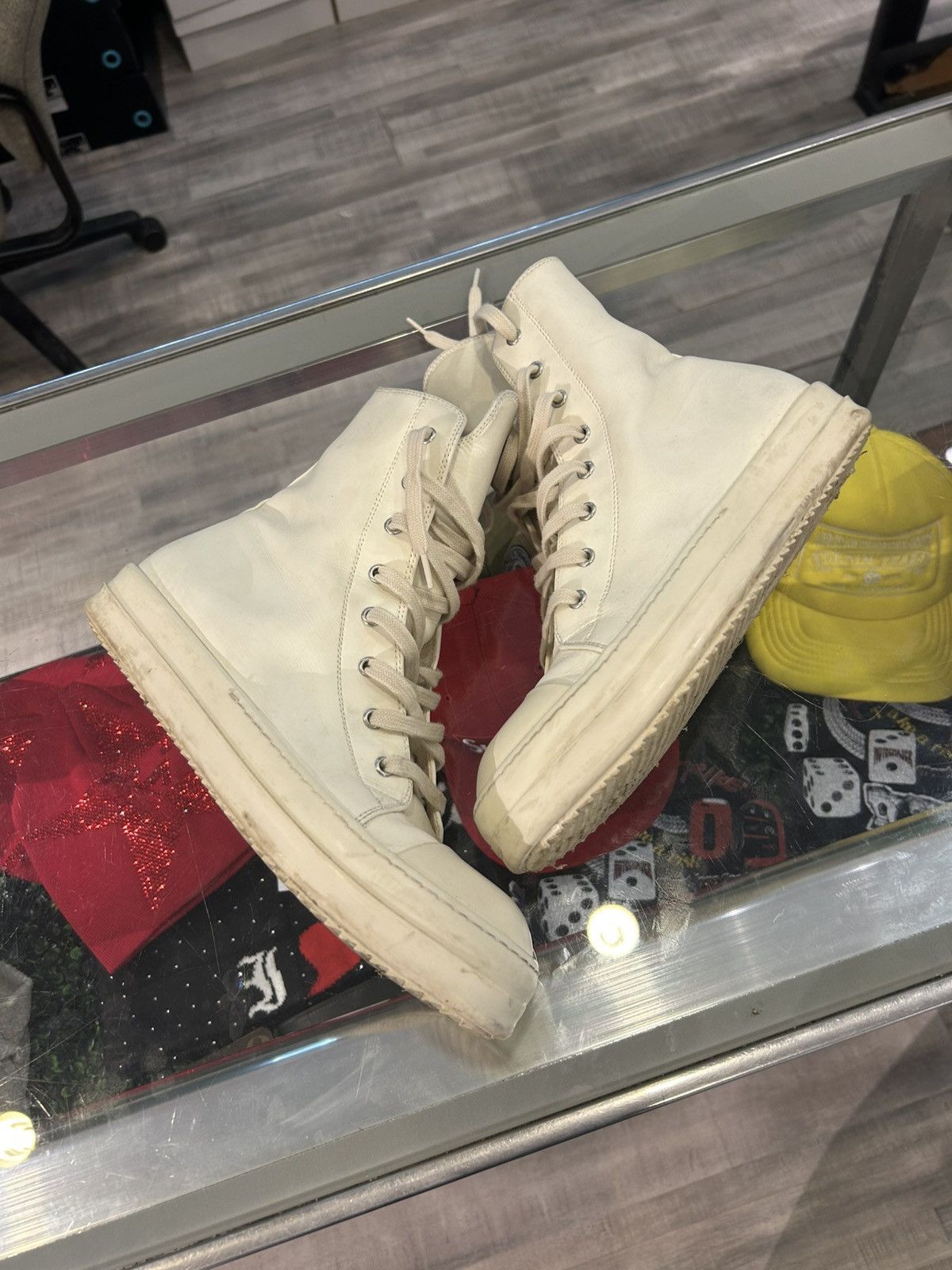 Rick Owens Rick Owens Ramones High-Top Sneakers Size US 9 / EU 42 - 4 Thumbnail
