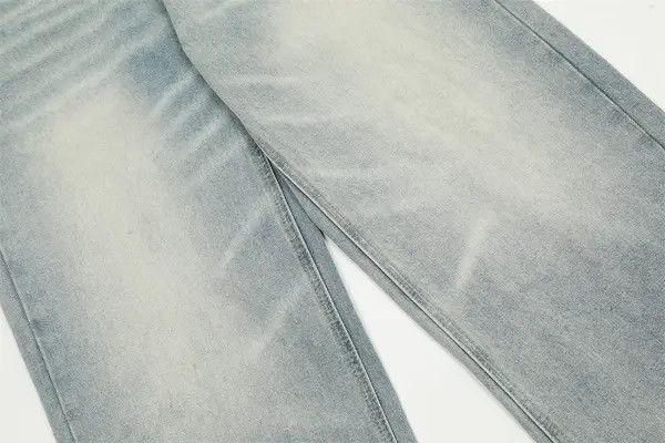 VIBE Men's street ripple washed straight jeans y2k Size US 32 / EU 48 - 6 Thumbnail