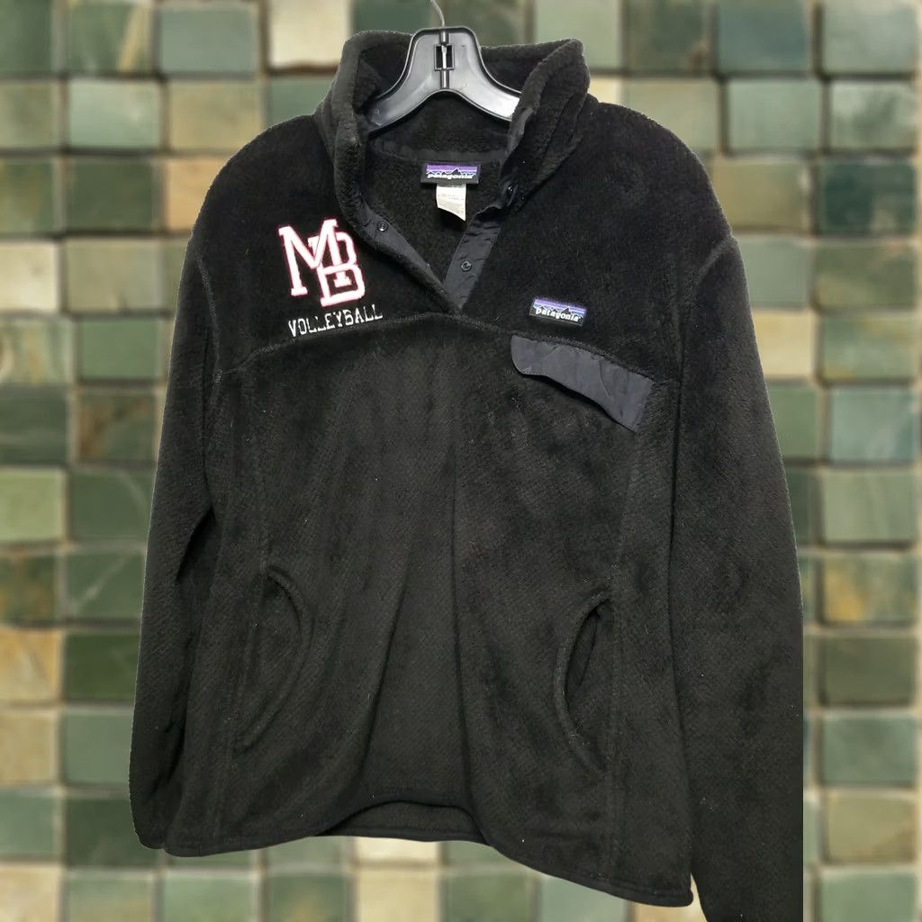 Patagonia VINTAGE Patagonia Women’s XL Black Re-Tool Snap T Fleece Pullover Top Size XL / US 12-14 / IT 48-50 - 1 Thumbnail