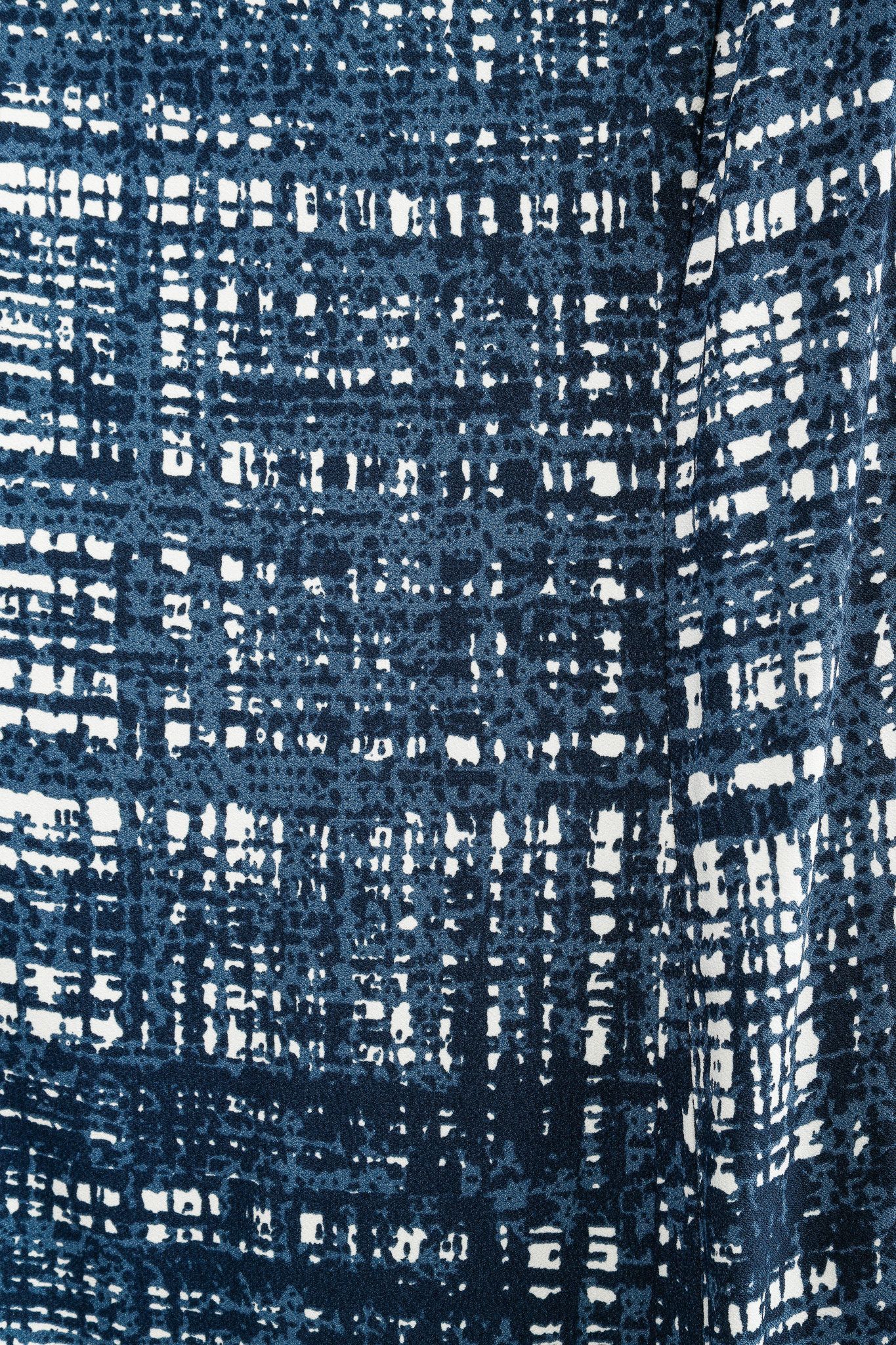 Prada Prada Blue-Plaid Crepe Short-Sleeve Dress Size S / US 4 / IT 40 - 5 Thumbnail