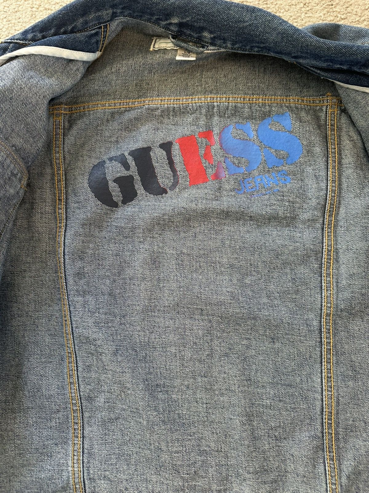 Guess Guess Denim Jacket Size US L / EU 52-54 / 3 - 3 Thumbnail