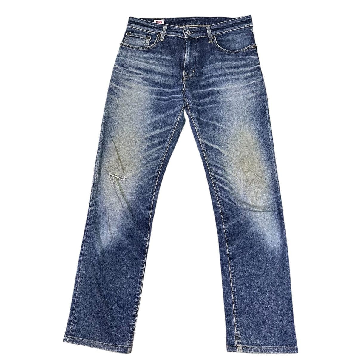 If Six Was Nine Distress Denim Edwin made japan . Size US 32 / EU 48 - 1 Thumbnail