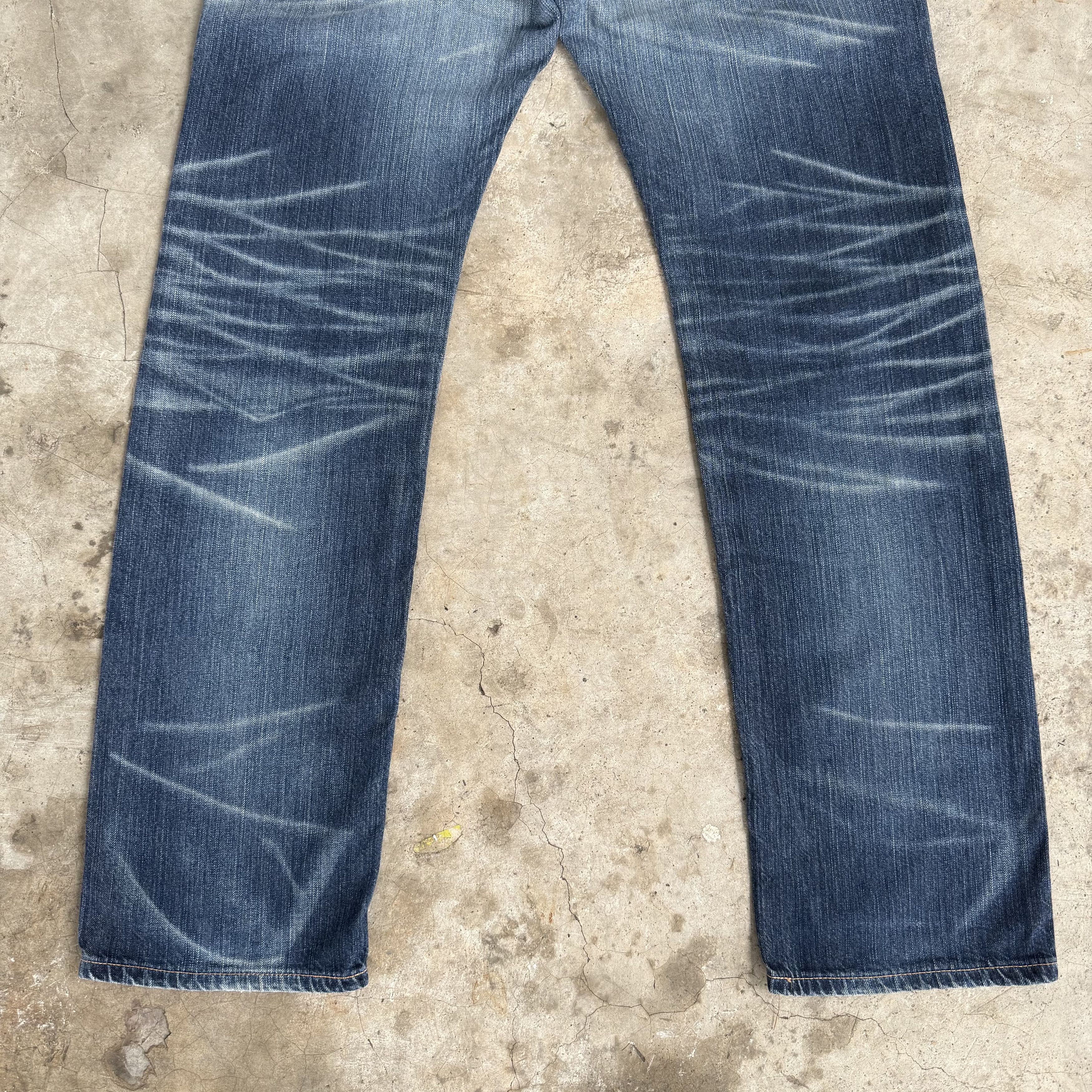 Edwin W34 Vintage Edwin Bush Pants Distressed Denim Jean Size US 34 / EU 50 - 10 Thumbnail