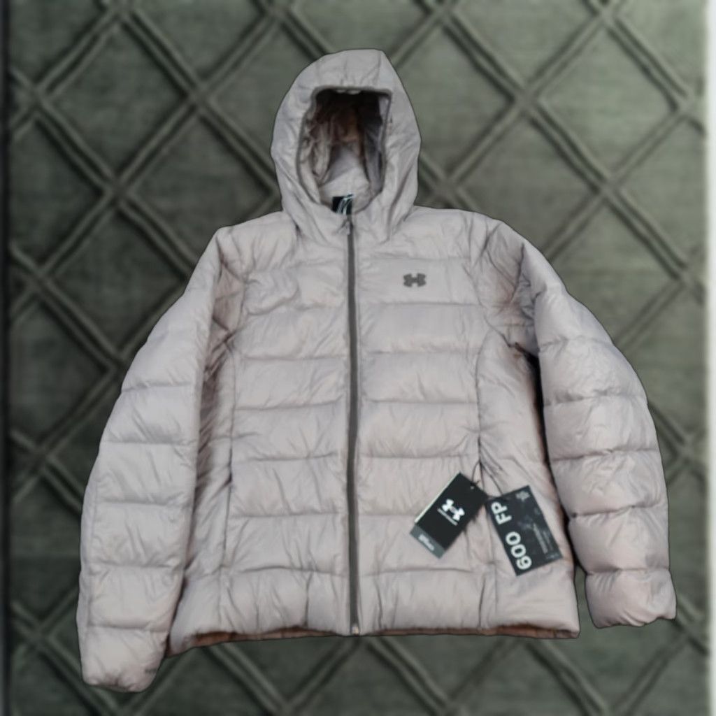 Under Armour Under Armour Jacket Womens Small Pink Legend Down Hooded Puffer 600 FP Size S / US 4 / IT 40 - 1 Thumbnail
