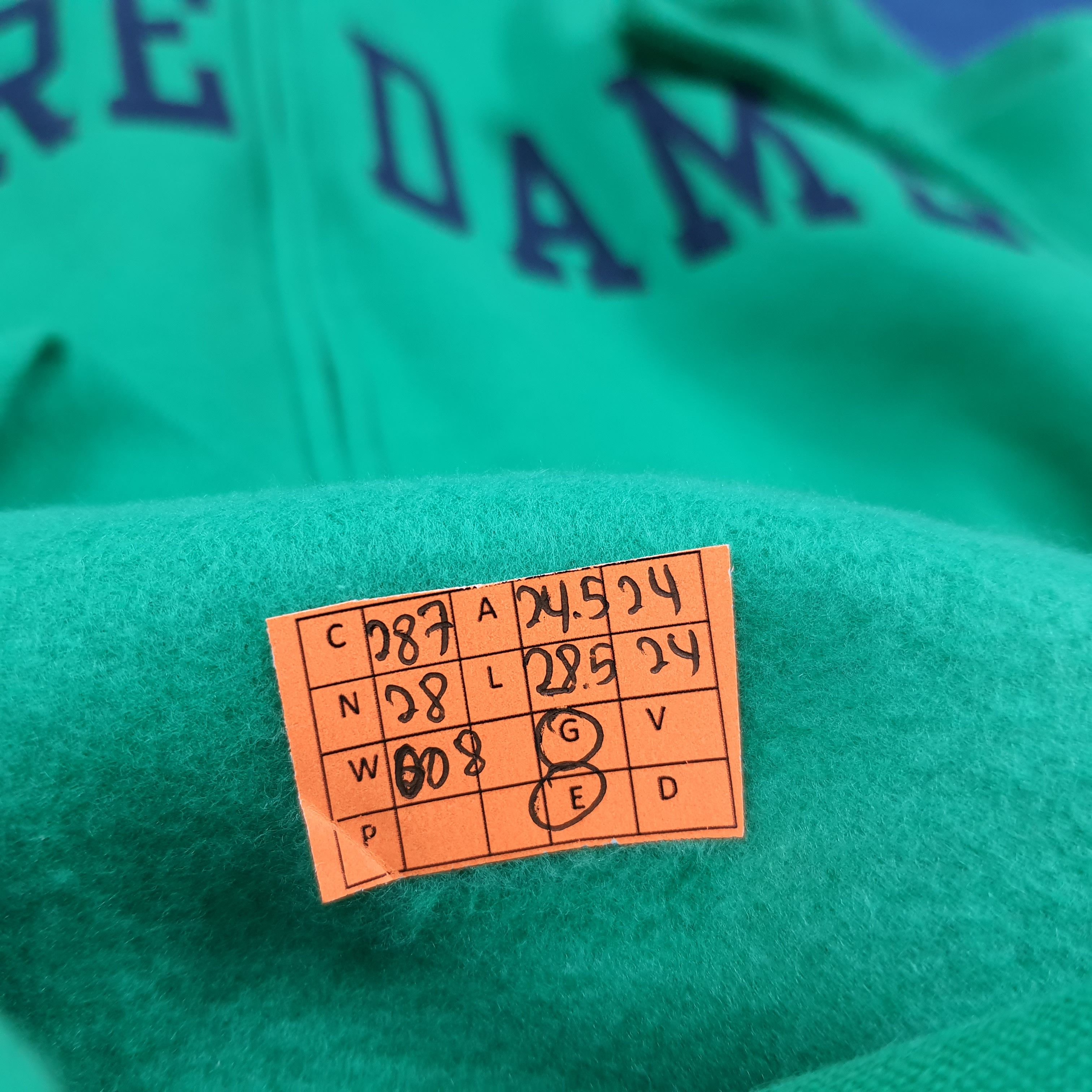 Jansport Vintage University of Notre Dame Hoodie Zip Up C287N28 Size US L / EU 52-54 / 3 - 14 Thumbnail