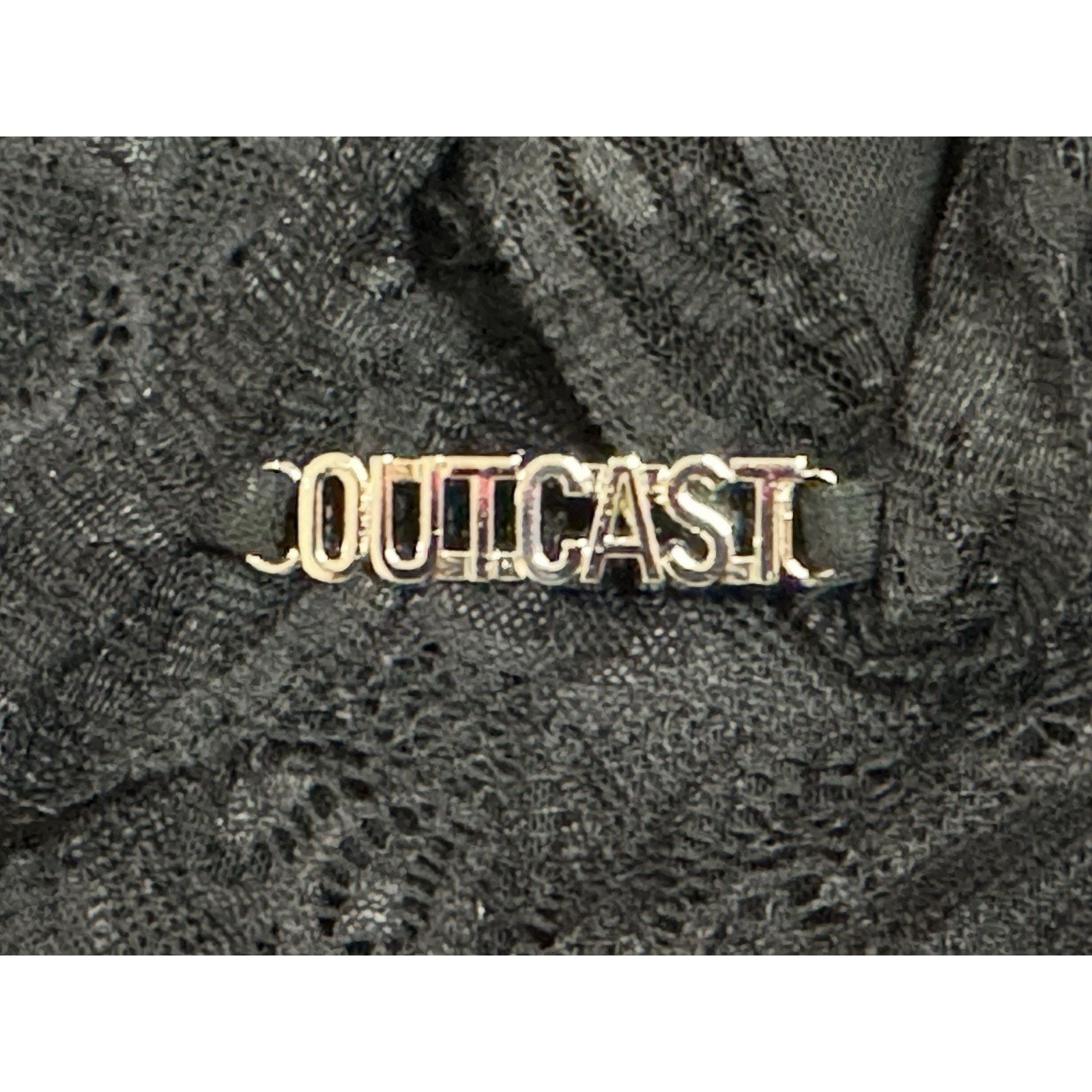 Outkast OUTCAST Sexy Lace Cutout Flare Jumpsuit Black Size Large NEW Size 34" / US 12 / IT 48 - 5 Thumbnail