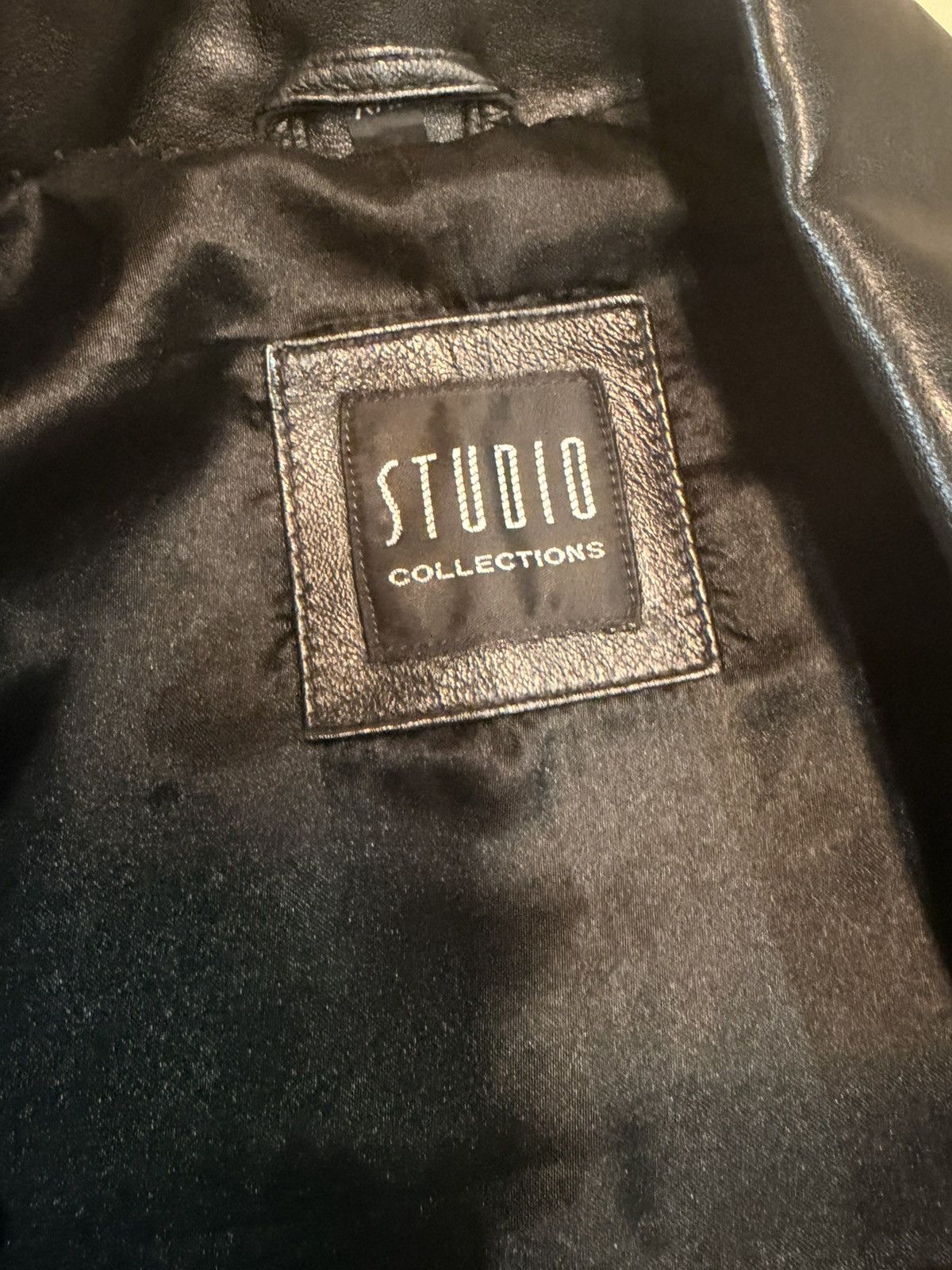 Other Vintage Leather Jacket from Studio Collections Size US XXL / EU 58 / 5 - 3 Thumbnail