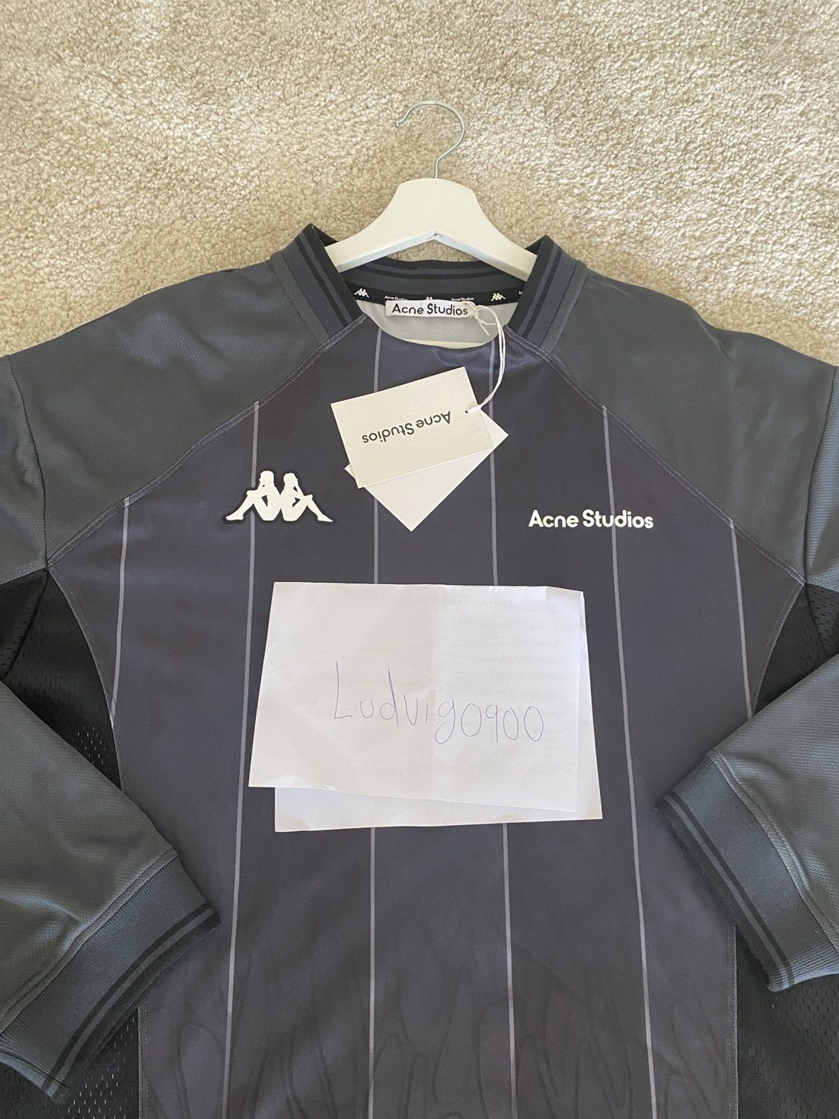 Acne Studios Acne Studio x Kappa long sleeve t-shirt in black Size US M / EU 48-50 / 2 - 5 Thumbnail