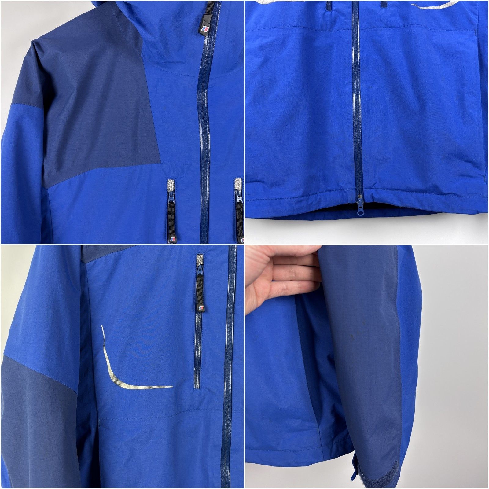 Berghaus Berghaus Mera Peak Gore-Tex Jacket Outdoor Blue Size L Size US L / EU 52-54 / 3 - 4 Thumbnail
