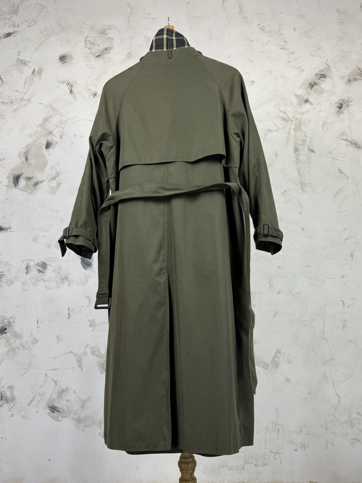 Vintage Vintage David Barry Trench Coat Jacket Size S - M UK 14 Size M / US 6-8 / IT 42-44 - 3 Thumbnail