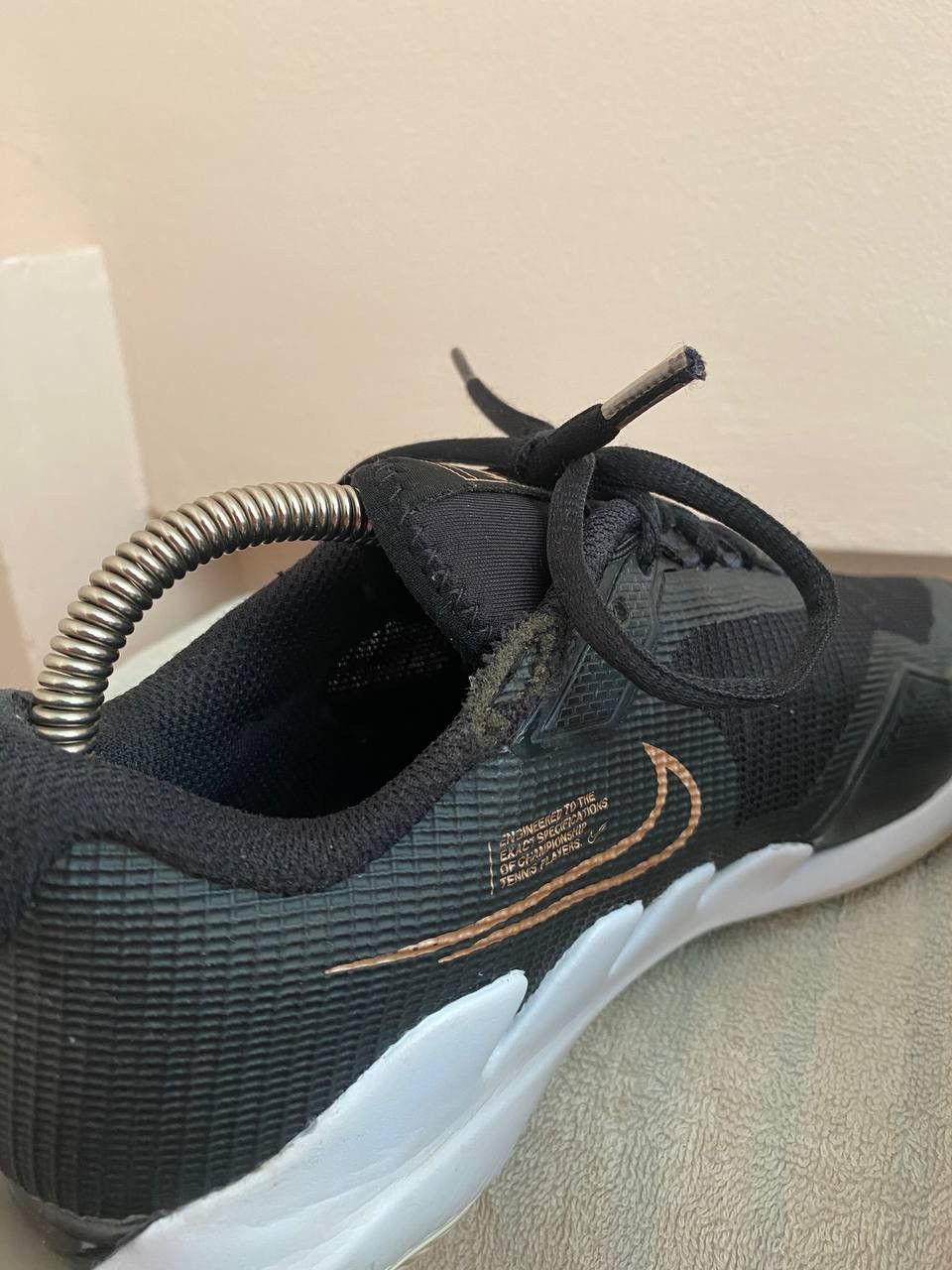 Nike × Vintage 🔥 Nike Court Air Zoom Vapor Pro Black Metallic Red Bronze W Size US 6 / EU 39 - 7 Thumbnail