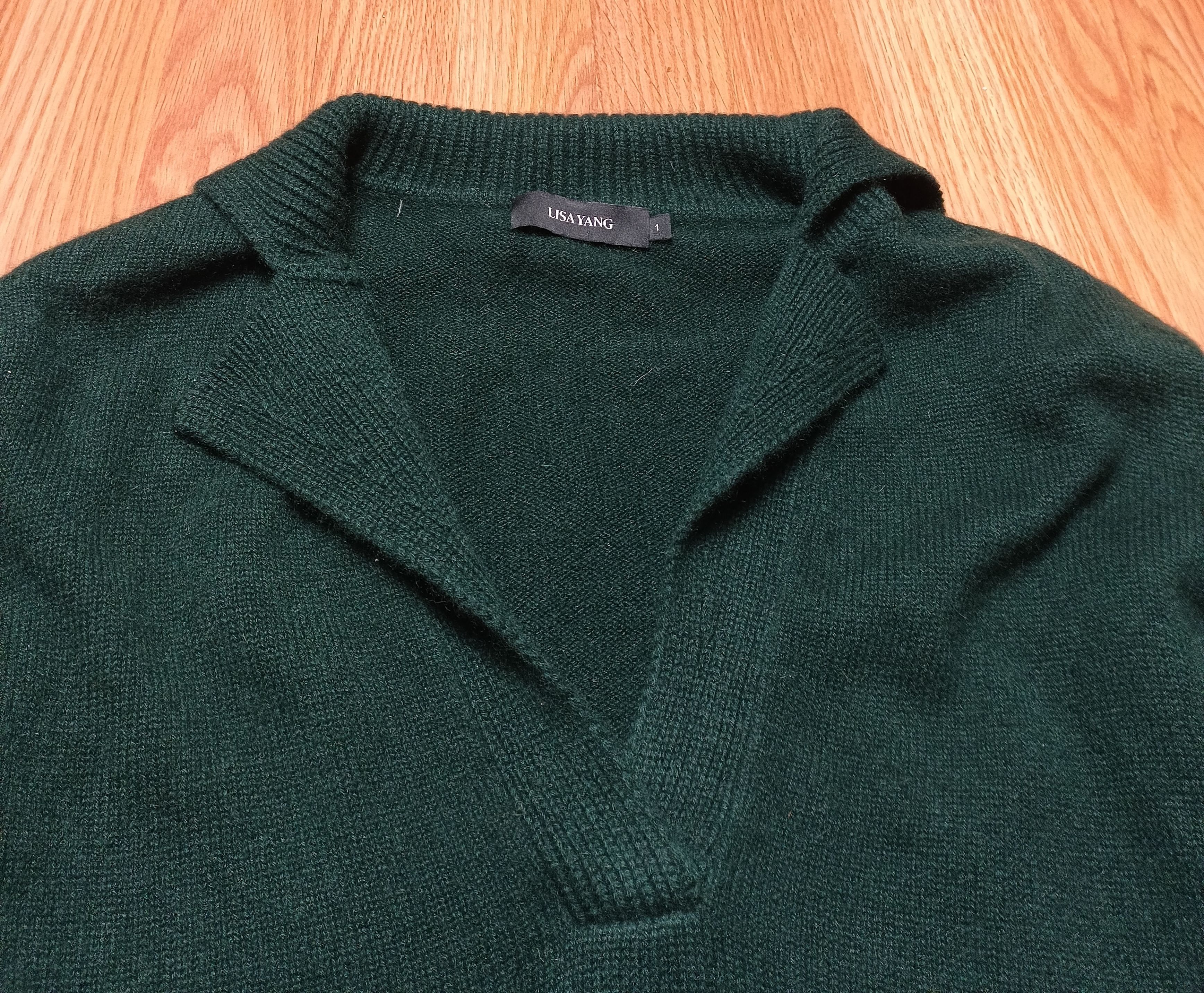 Lisa Yang LISA YANG Cashmere Celeste Pullover Sweater Green Size 1 S/M Size S / US 4 / IT 40 - 8 Thumbnail