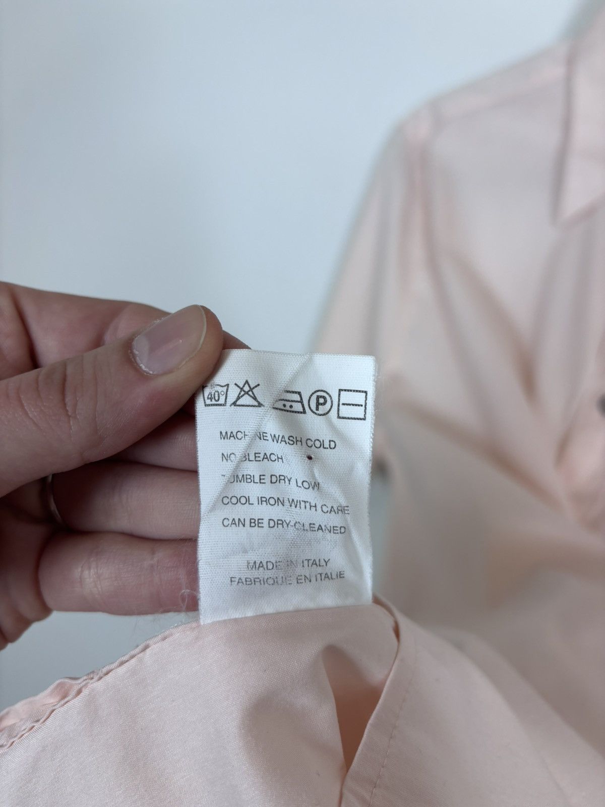 Paul Smith Paul Smith Men’s Pink Pocket Short Sleeve Shirt Cotton Blend Size US M / EU 48-50 / 2 - 15 Thumbnail