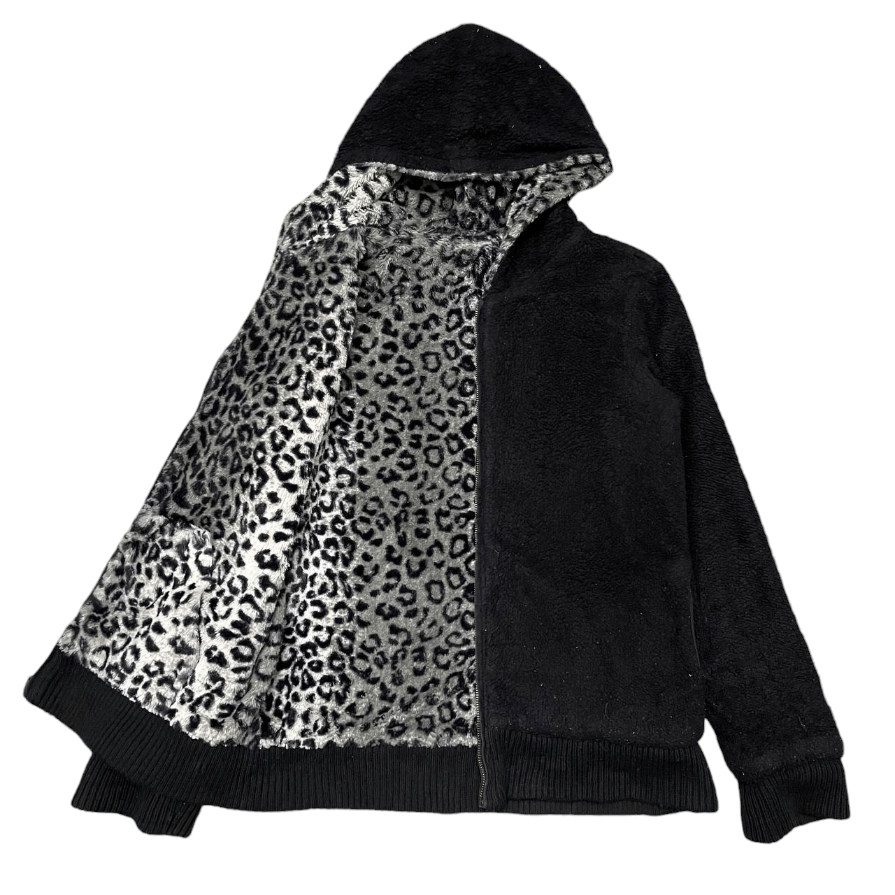 Japanese Brand Vintage Sorridere Leopard Reversible Hooded Jacket Size US L / EU 52-54 / 3 - 2 Thumbnail
