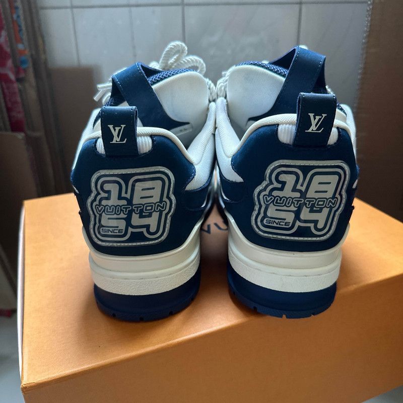 Louis Vuitton Louis Vuitton Skate Lowtop Fashion Sneakers Blue White -250 Size US 10.5 / EU 43-44 - 3 Thumbnail