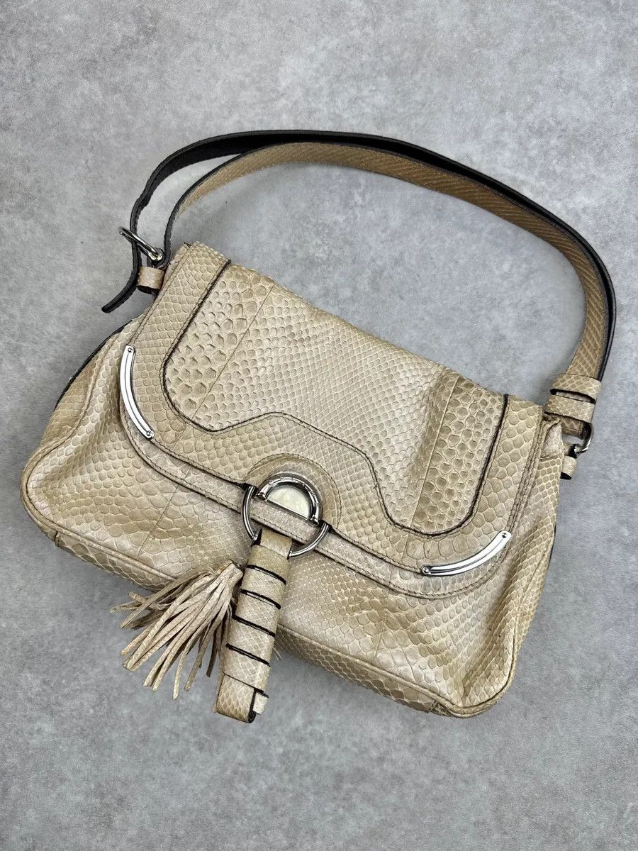 Celine AW2002 Celine Daydream Cream Python Leather Bag by Michael Kors Size ONE SIZE - 5 Thumbnail