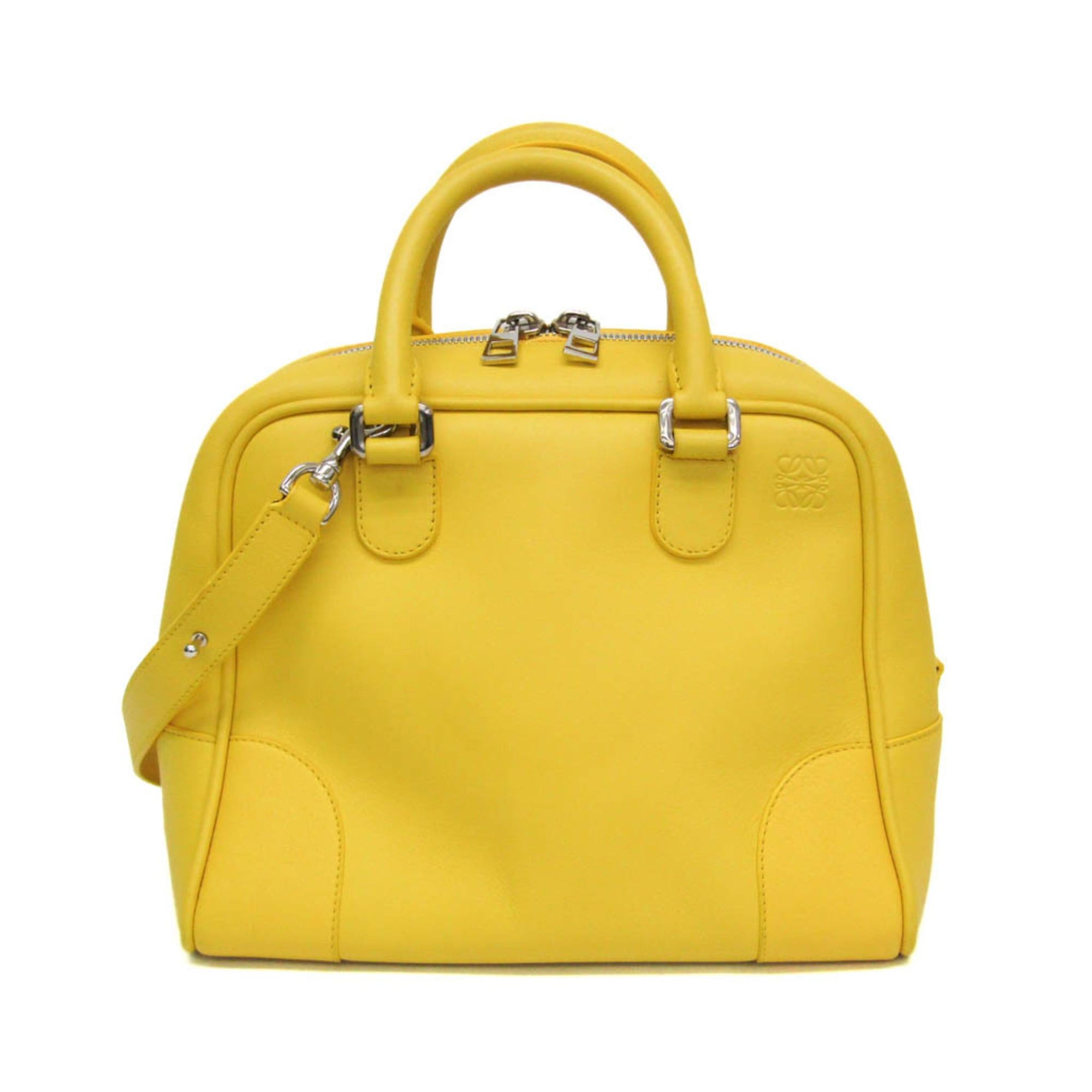 Loewe Loewe Amazona 75 Medium 301.30.L03 Women,Men Leather Handbag,Shoulder Bag Yellow Size ONE SIZE - 1 Thumbnail