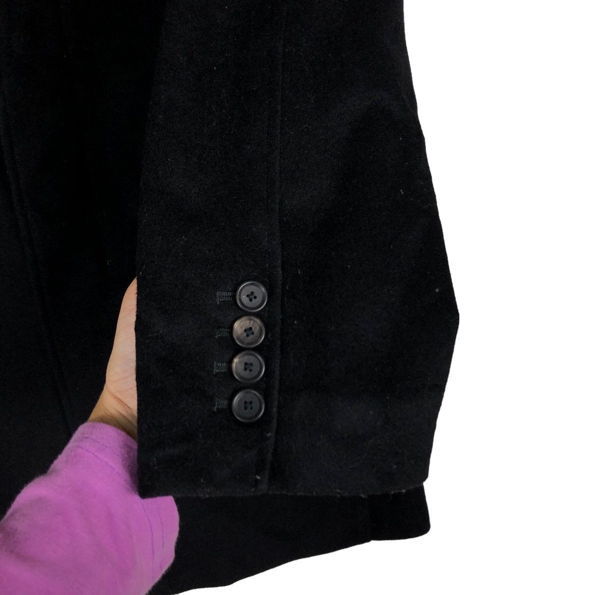 Japanese Brand 🔥Rich Black Long Jacket Katharine Hamnett Issey Miyake Size US XL / EU 56 / 4 - 15 Thumbnail