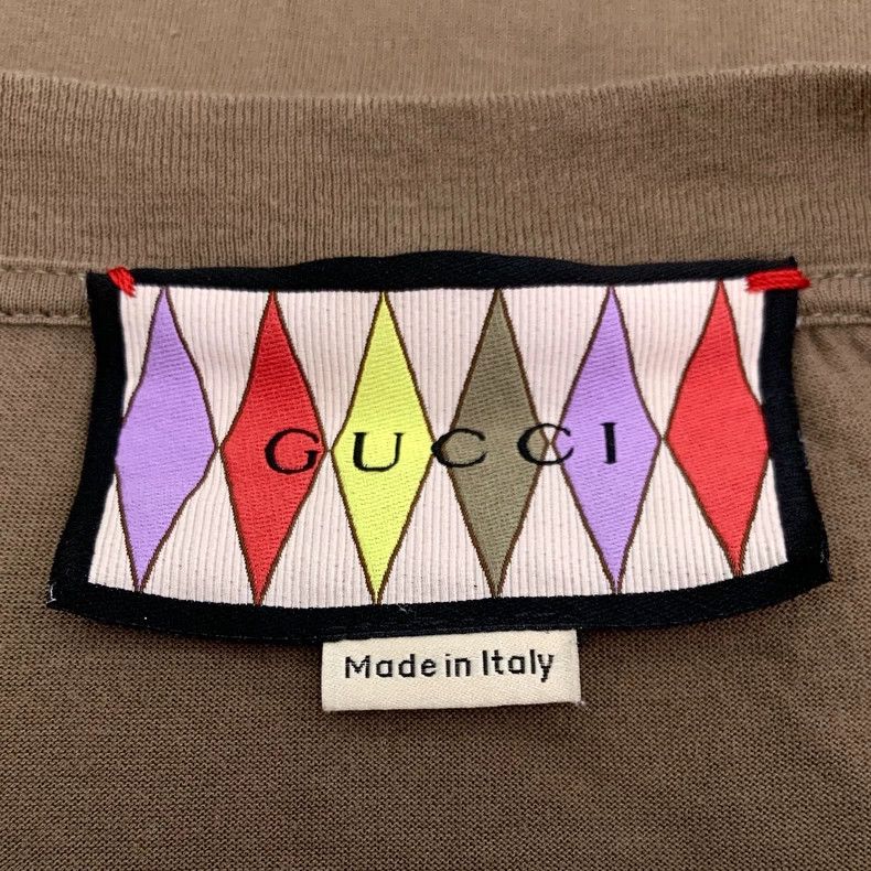 Gucci Gucci Brown logo round-neck cotton short-sleeved T-shirt 25 Size US M / EU 48-50 / 2 - 5 Thumbnail