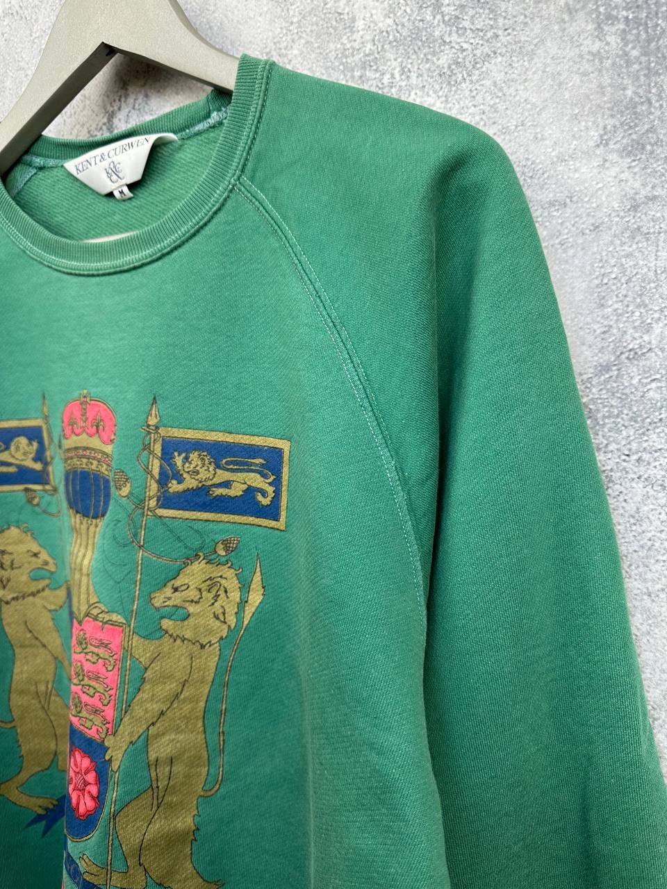 Kent & Curwen Kent & Curwen Green Crest Sweatshirt Made England Vintage Size US M / EU 48-50 / 2 - 5 Thumbnail