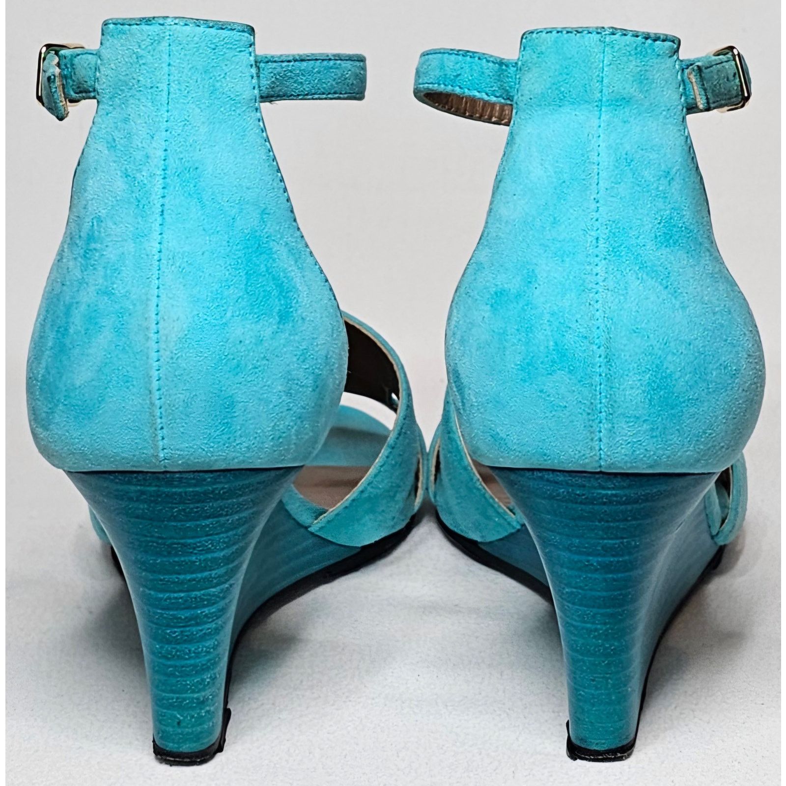 Hermes Hermès Legend Turquoise Suede Sandals Size US 6 / IT 36 - 3 Thumbnail