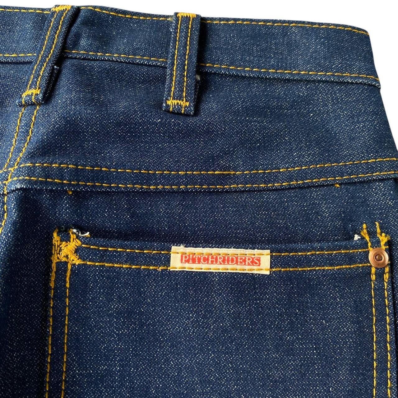 Vintage VERY RARE VINTAGE 60-70S PITCHRIDERS DENIM MADE IN CANADA Size US 28 / EU 44 - 11 Thumbnail