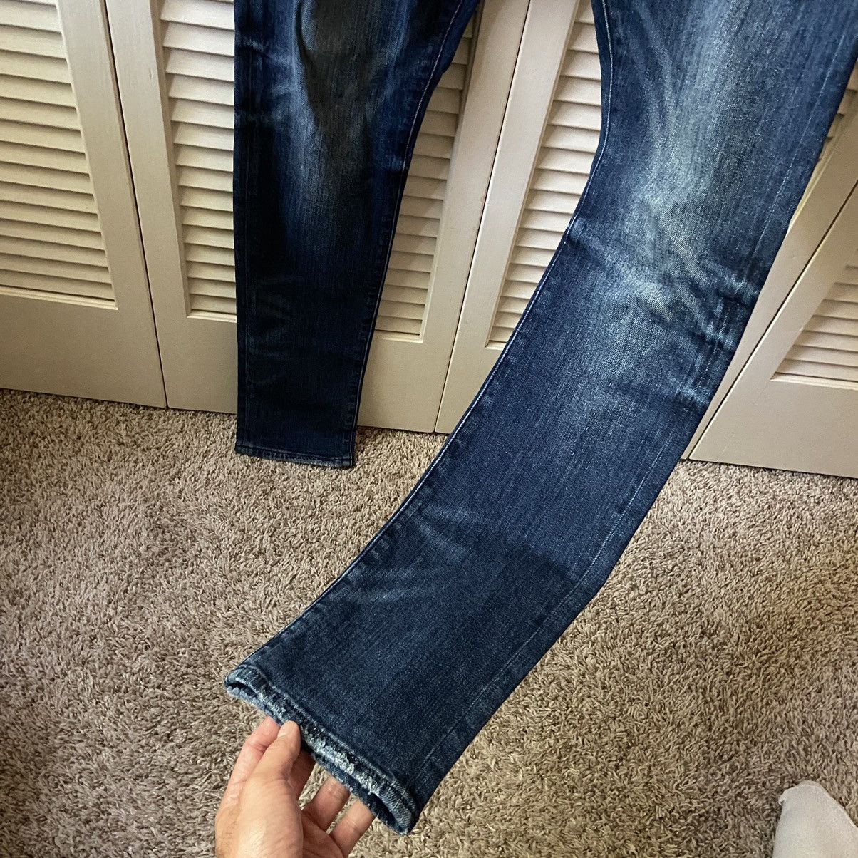 Prps PRPS Stretch Slim Blue Denim Jeans Pants Faded Color Dri Size US 33 - 5 Thumbnail