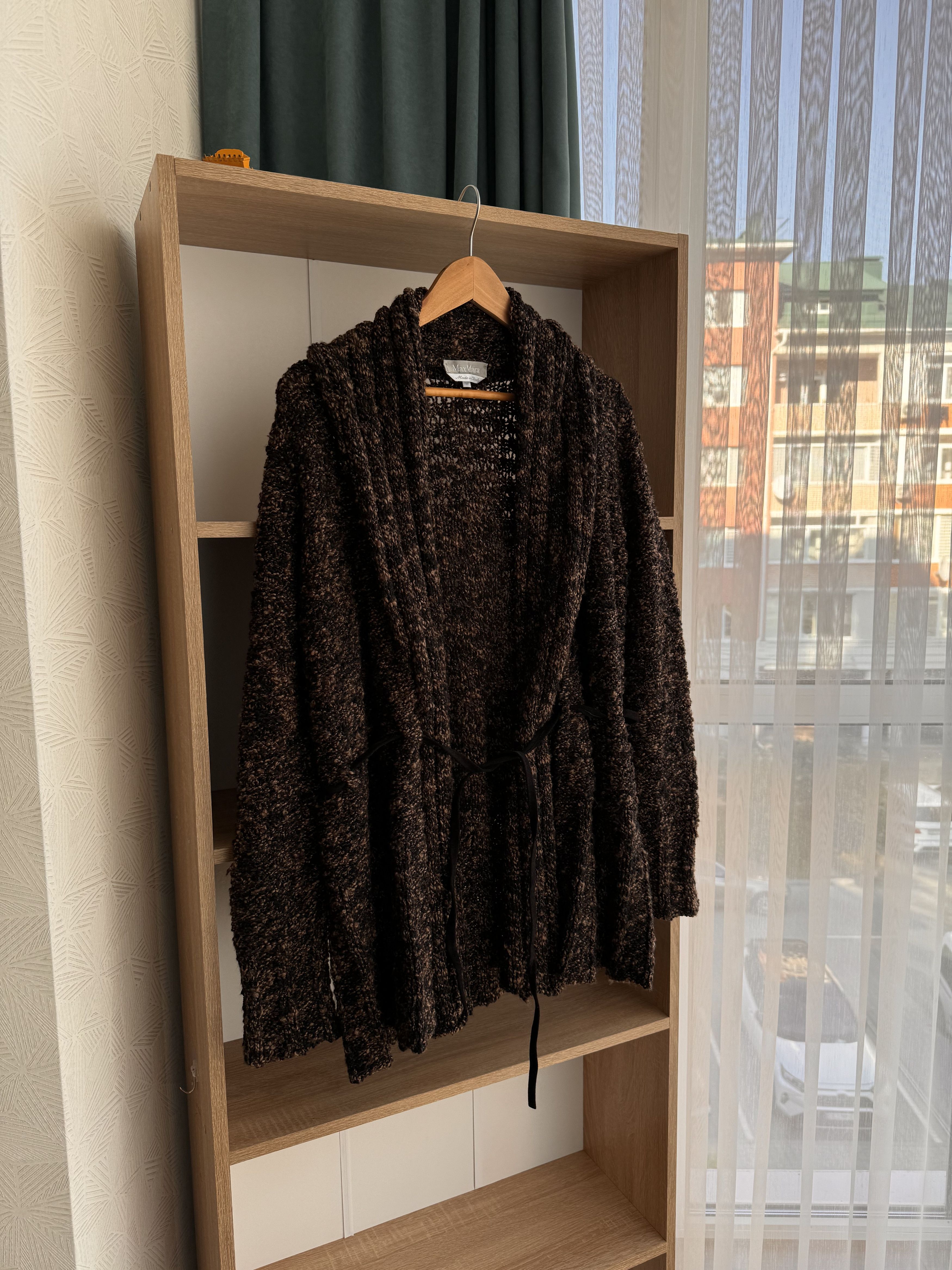 Max Mara Vintage Max Mara Giacca Brown Lana Virgin Wool Cardigan Size M / US 6-8 / IT 42-44 - 11 Thumbnail