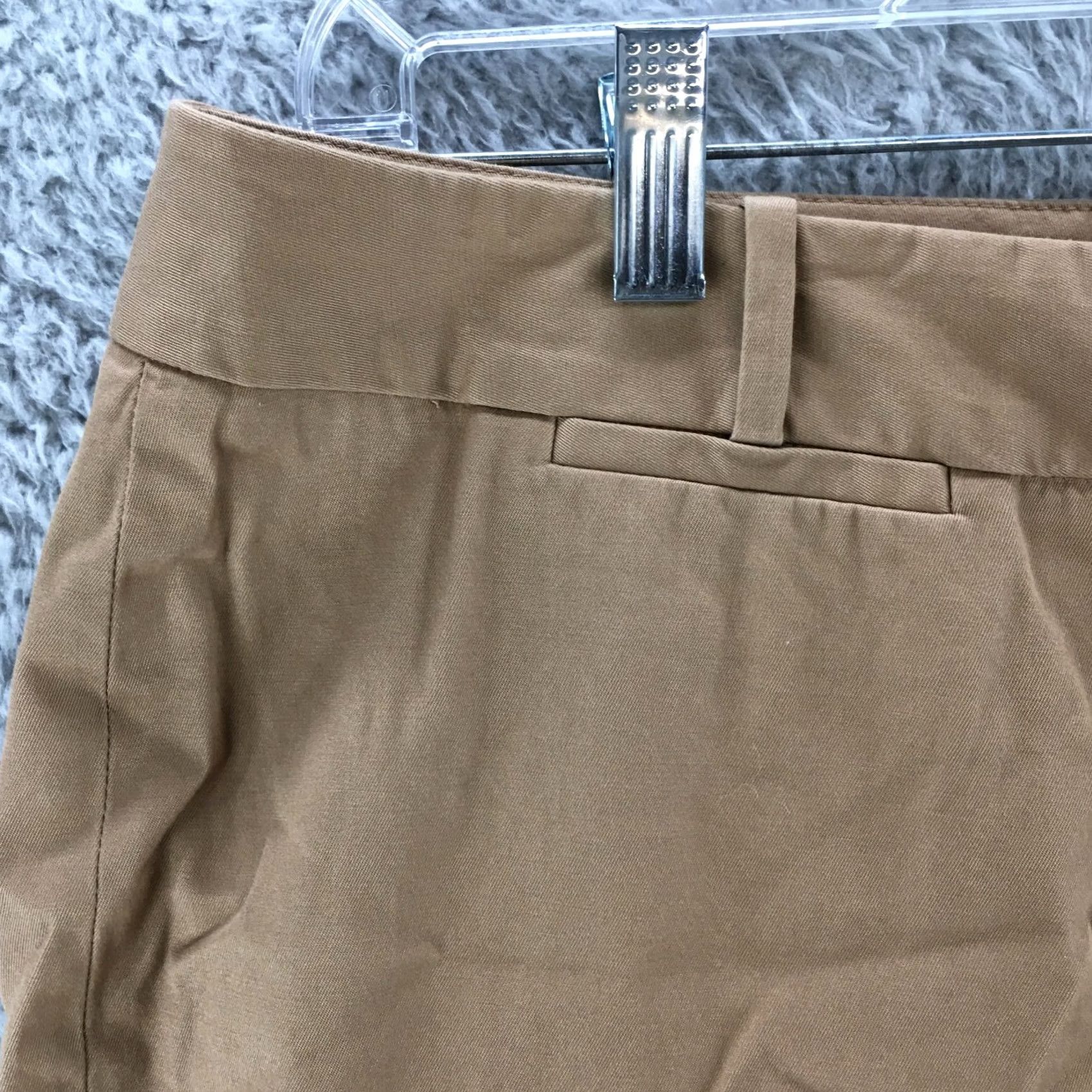 Talbots Talbots Signature Capri Cropped Pants Womens 12P Beige Mid Rise Zip Fly Casual Size 34" / US 12 / IT 48 - 3 Thumbnail