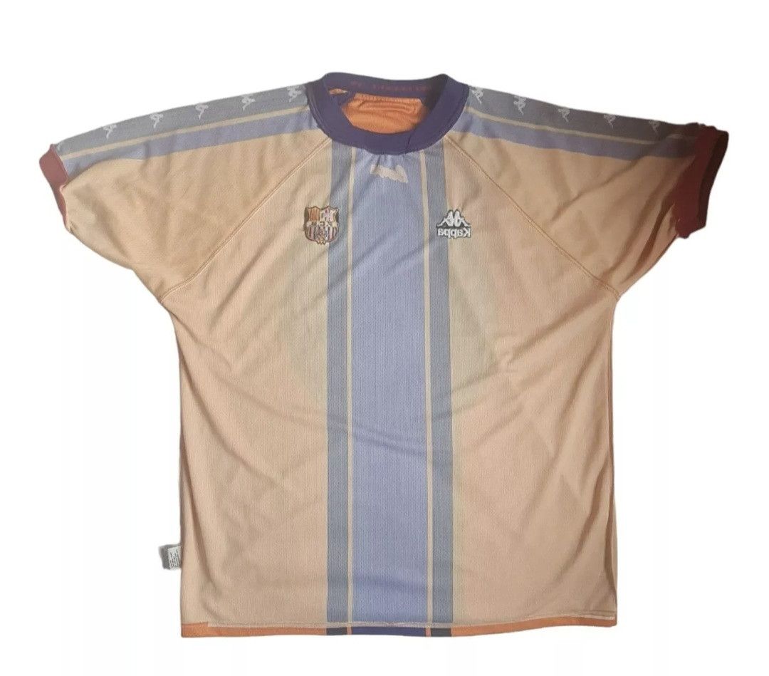 Kappa FC BARCELONA 96-97 Away Football Soccer Shirt Jersey Size US XXL / EU 58 / 5 - 12 Thumbnail