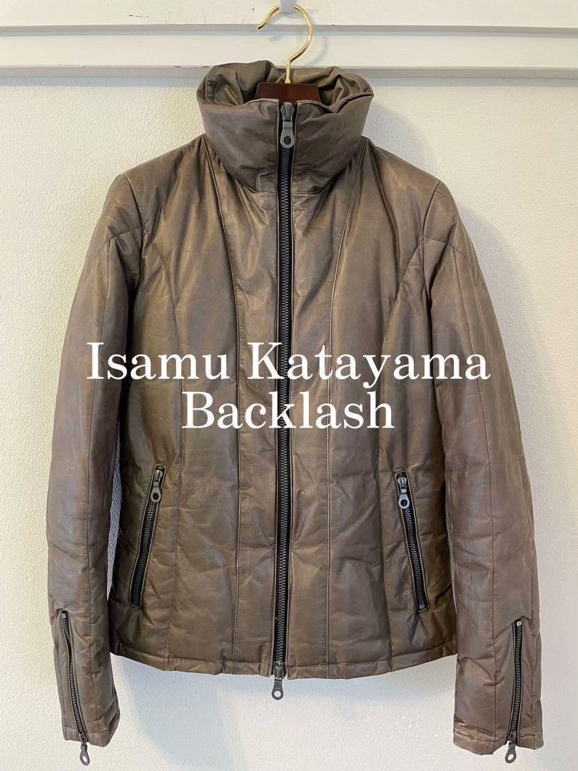 Isamu Katayama Backlash Backlash Leather Down Jacket Japan Made Size US M / EU 48-50 / 2 - 1 Thumbnail