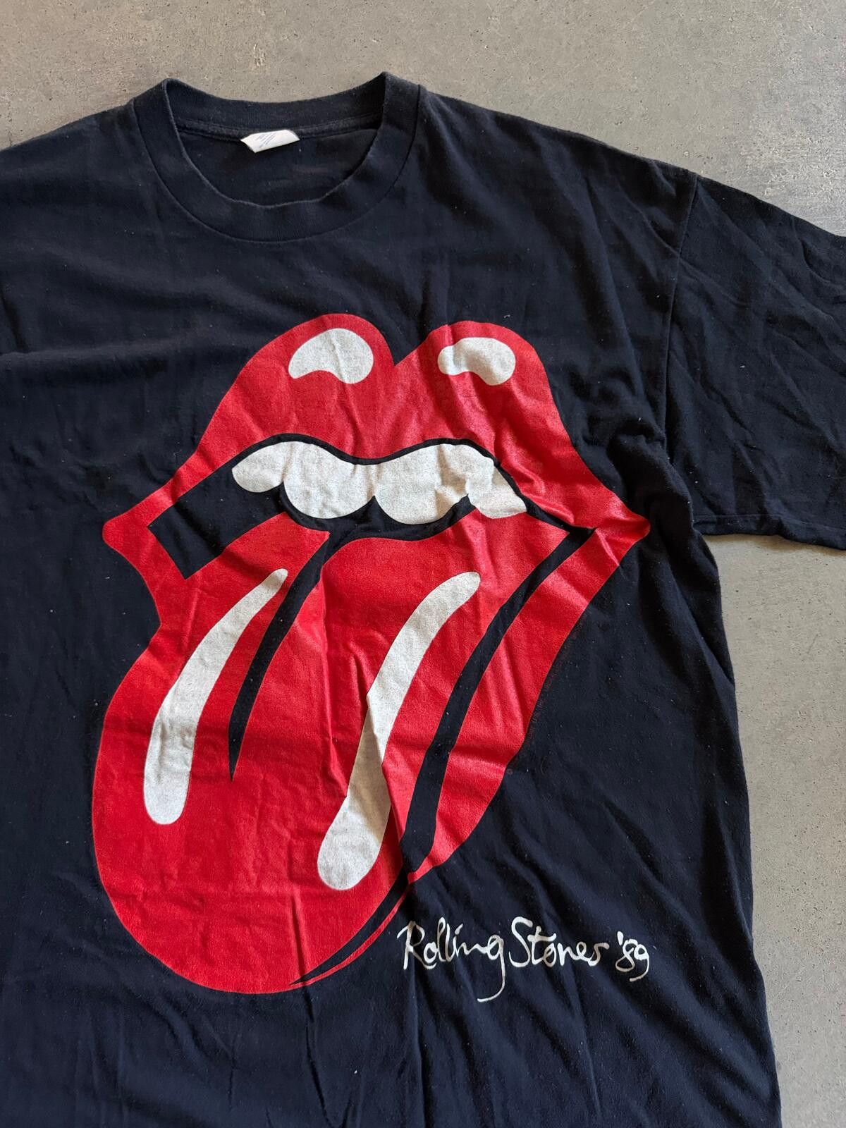 Botany 500 VTG Rolling Stones 1989 North American Tour Tee Sz L/XL Size US L / EU 52-54 / 3 - 3 Thumbnail