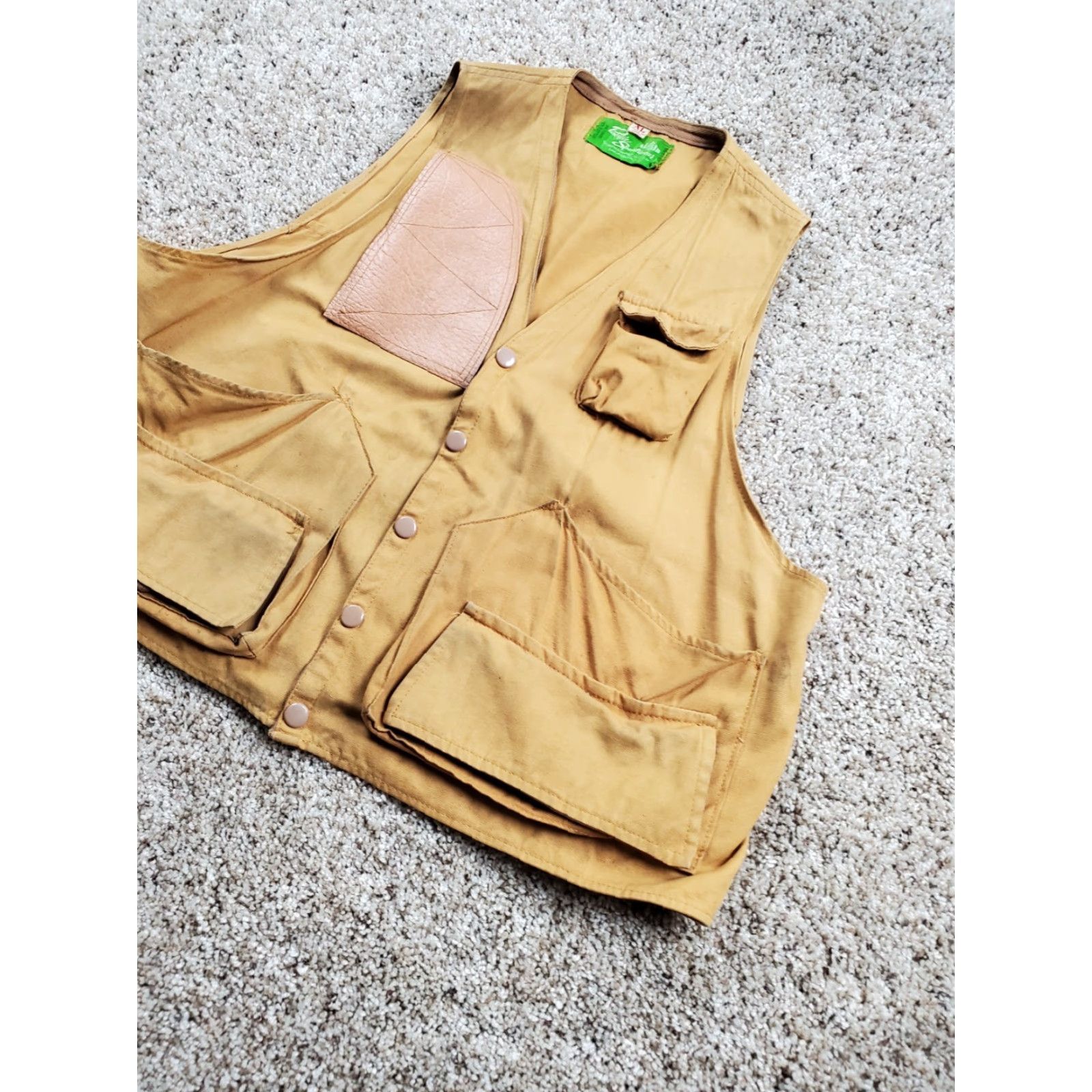 Vintage VINTAGE 60s Pacific Sportswear Hunting Vest XL Mens Brown Shooting Japan Made Size US XL / EU 56 / 4 - 2 Thumbnail