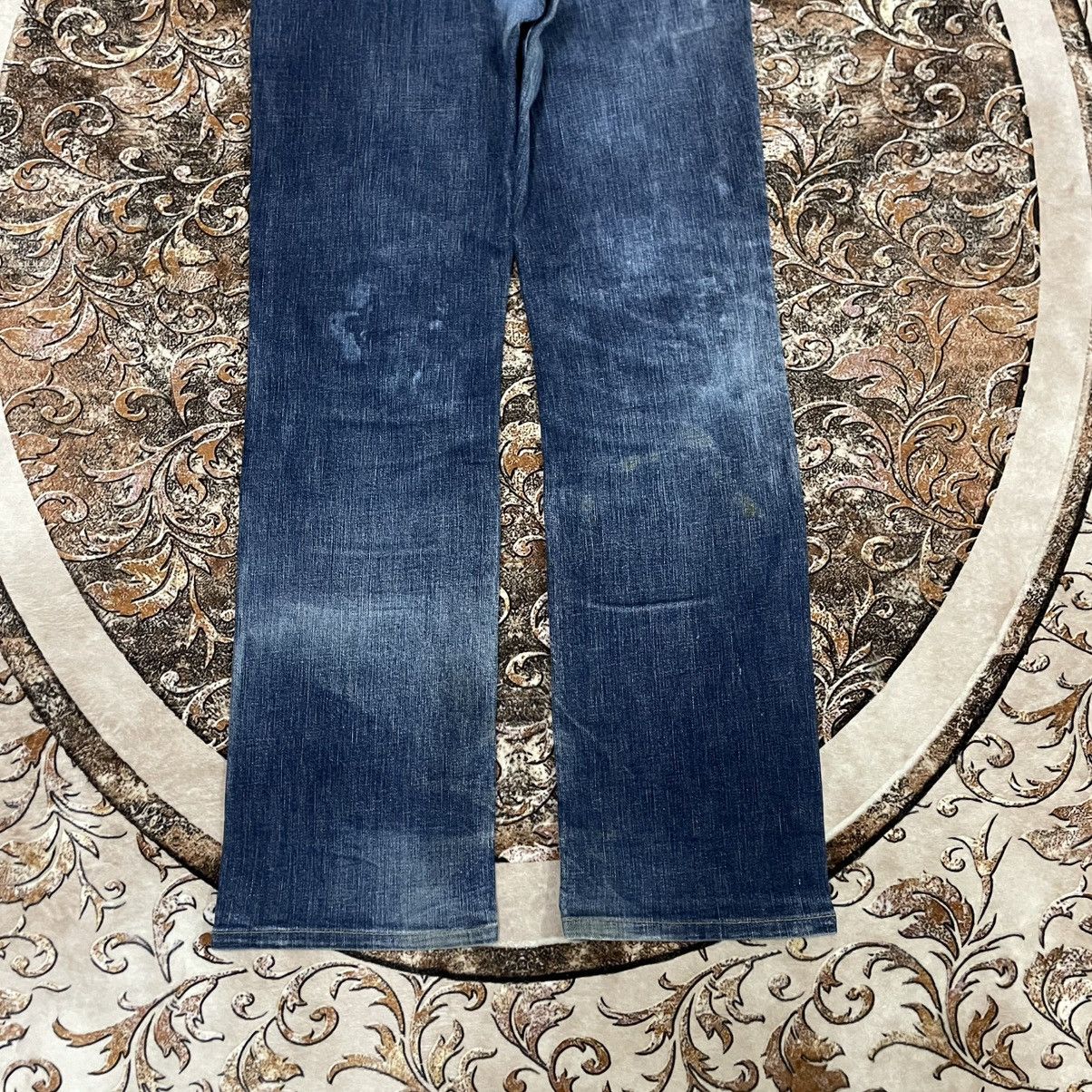 Big John 🔥Vintage Big John Stoned Washed Distress Denim Jeans Size US 29 - 6 Thumbnail