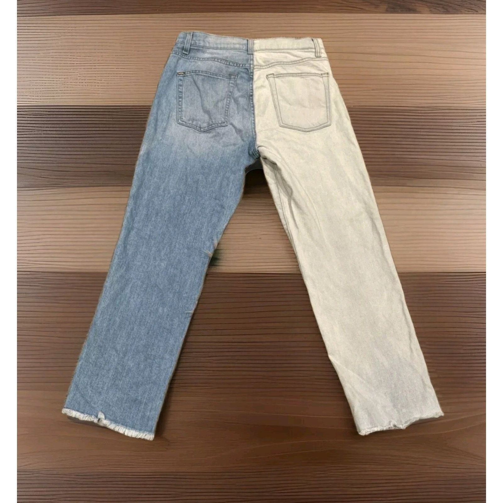 Alice + Olivia Alice & Olivia amazing asymmetrical Two Tone slim straight Size 24" / US 00 / IT 34 - 6 Thumbnail