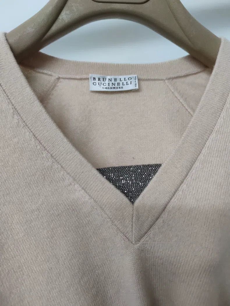 Brunello Cucinelli Brunello Cucinelli Sequin cashmere sweater Size S / US 4 / IT 40 - 3 Thumbnail