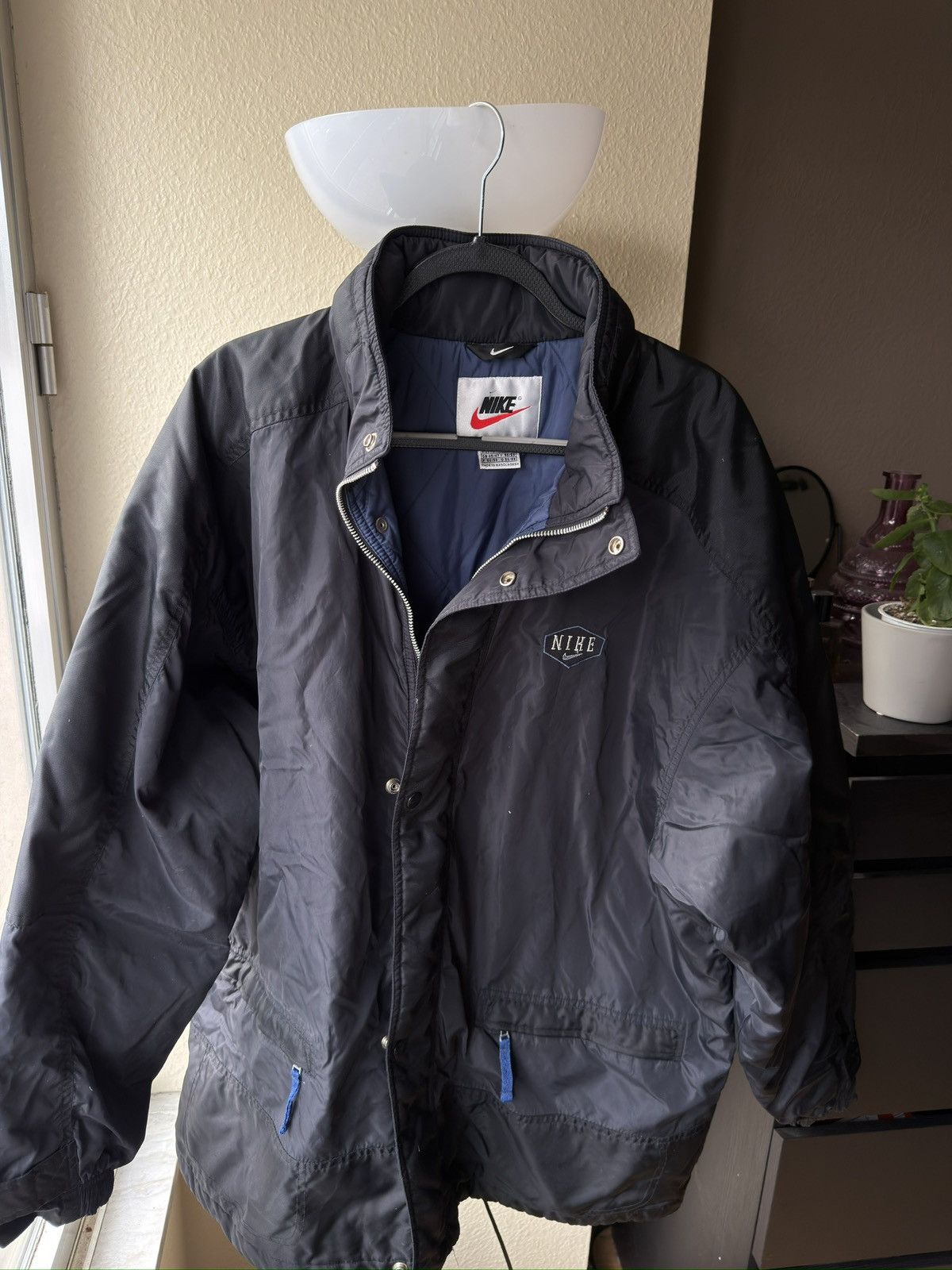 Vintage Nike vintage jacket big logo Size US XL / EU 56 / 4 - 4 Thumbnail