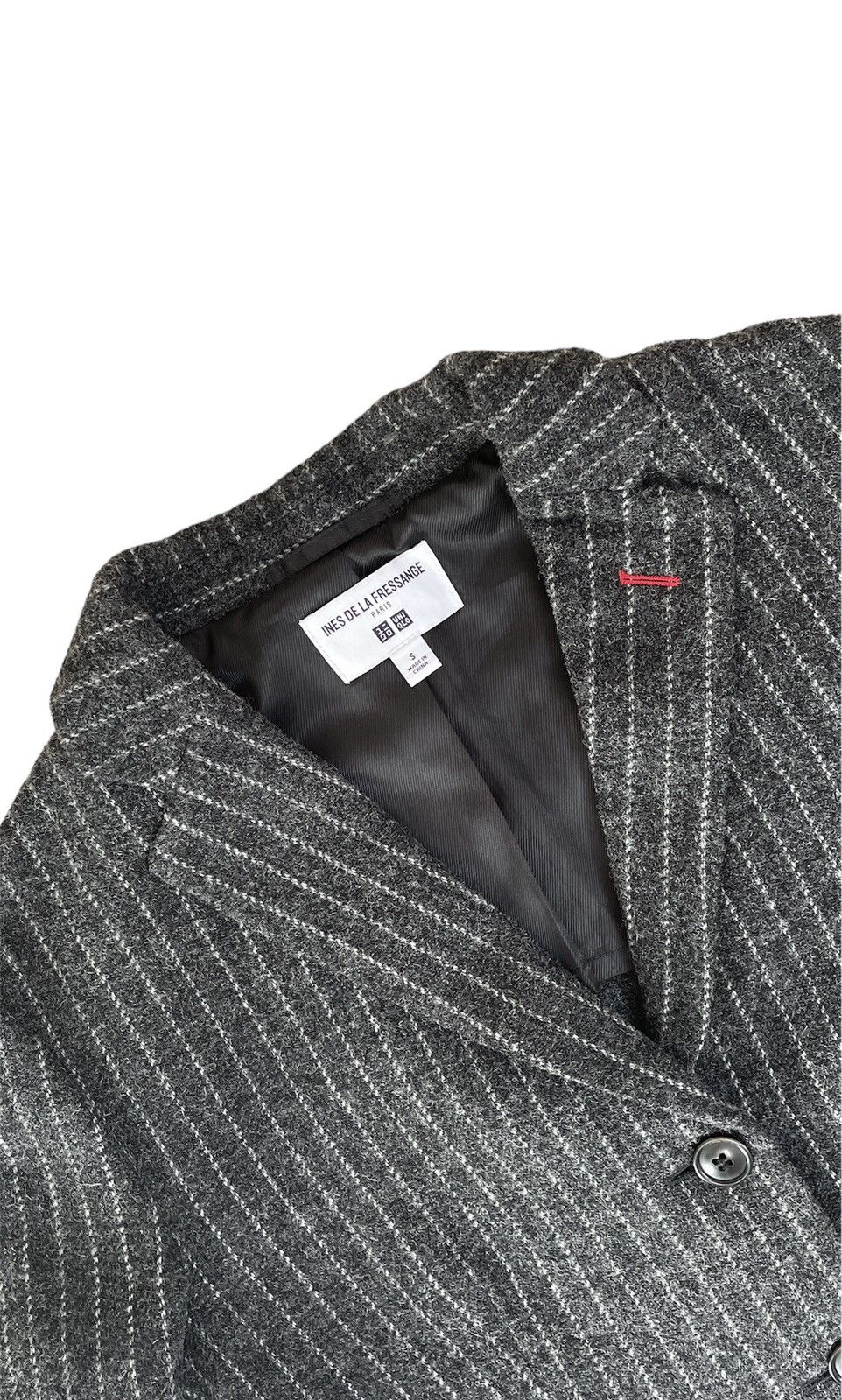 Designer Ines De La Fressange x Uniqlo wool blazer coats Size S / US 4 / IT 40 - 4 Thumbnail