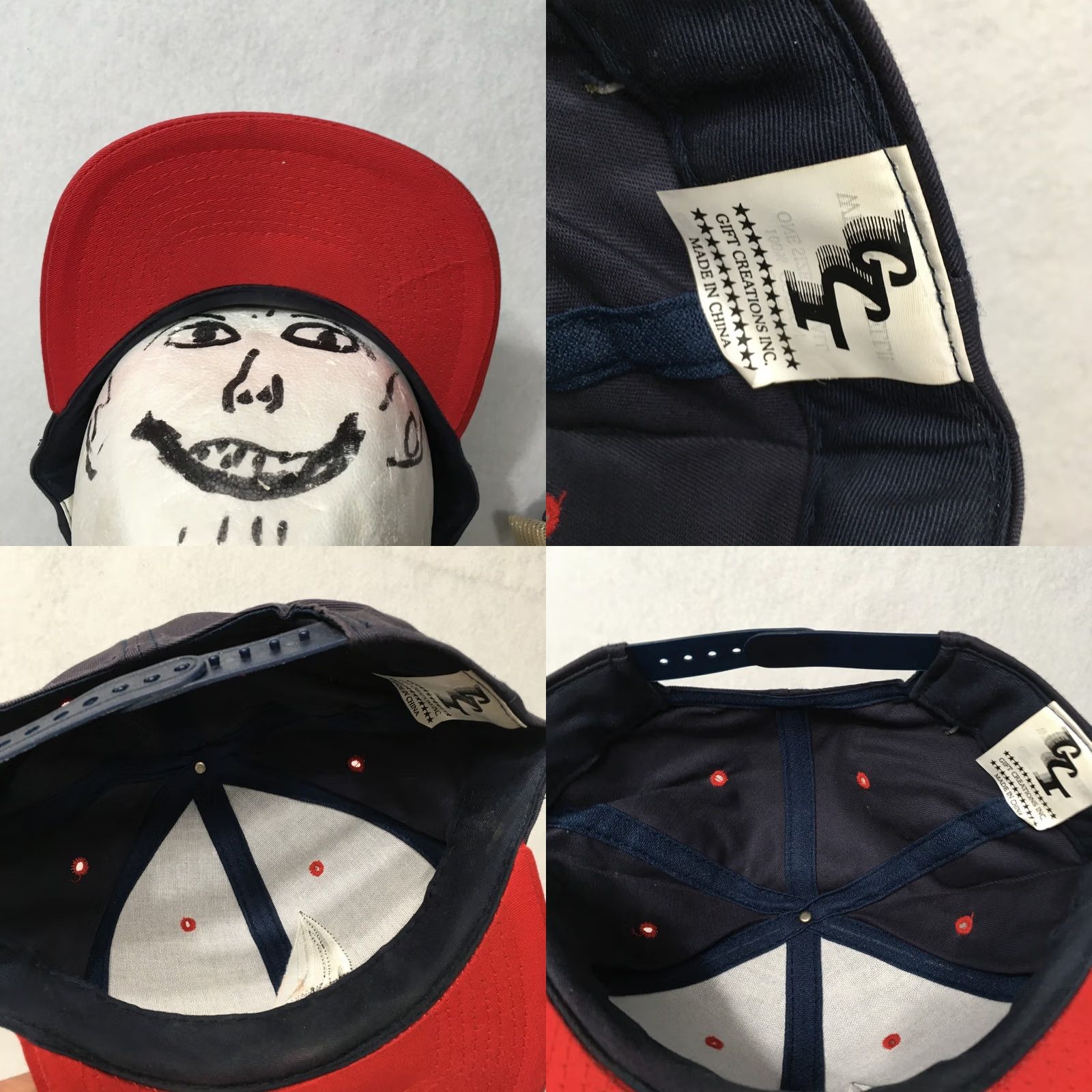 Vintage SAN DIEGO Sailboat Cap Hat Mens Adjustable Embroidered Sailing Black Size ONE SIZE - 8 Thumbnail