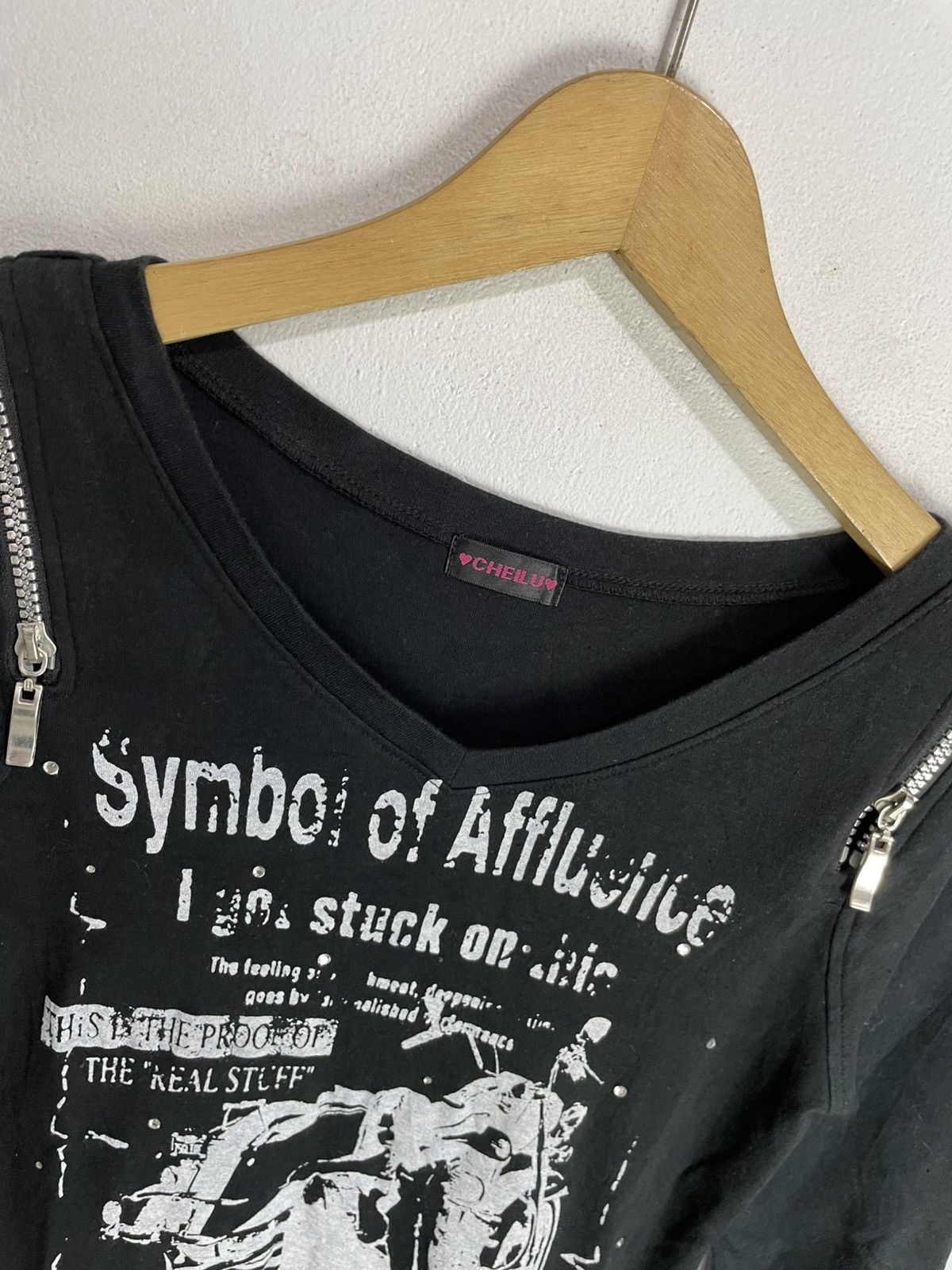Hysteric Glamour Cheilu Punk Printed Goth poem Longsleeve tshirt Size M / US 6-8 / IT 42-44 - 3 Thumbnail
